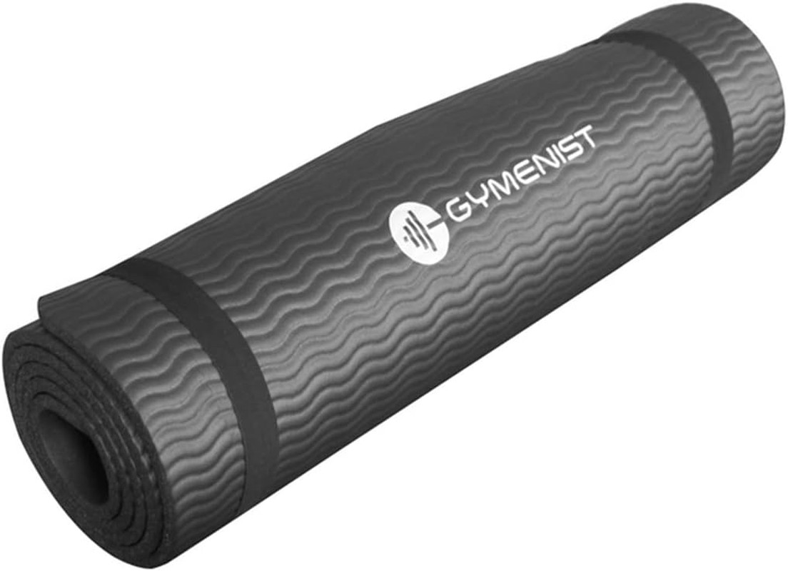 Thick Exercise Yoga Floor Mat Nbr 24 X 71 Inches Great for Camping Cardio Workou