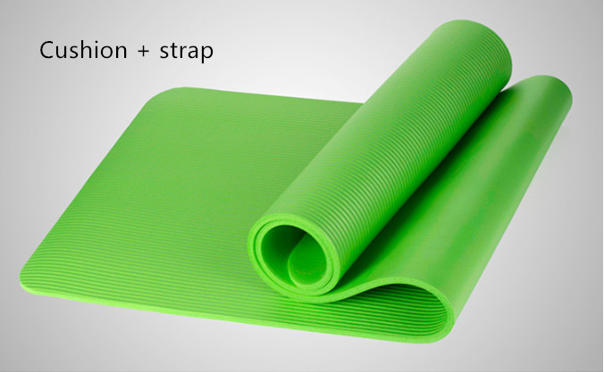 Eco-Friendly Yoga Mat wih Carry Straps – Non-Slip, Durable, and Sustainable