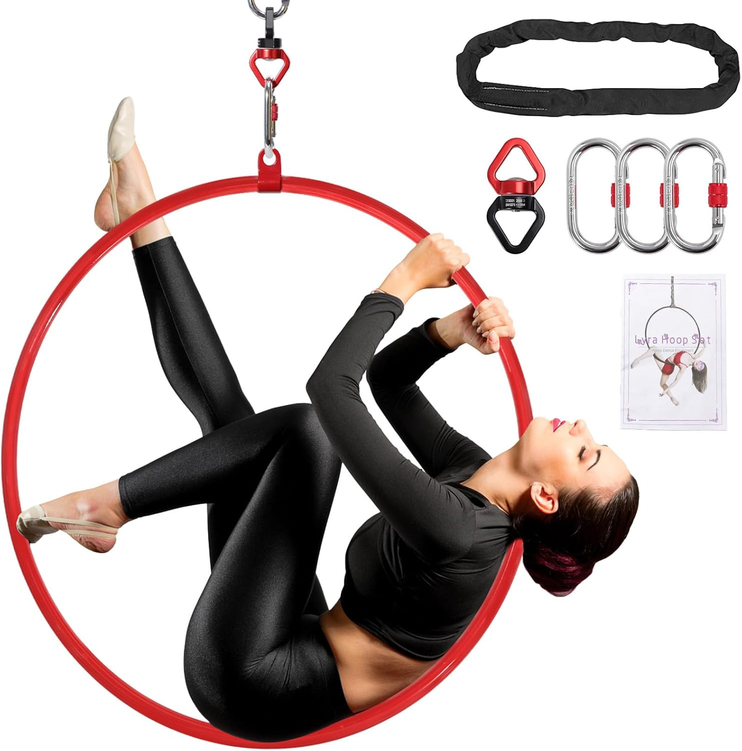 Premium Aerial Hoop Kit 85/90Cm – Professional, Safe & Glossy Finish