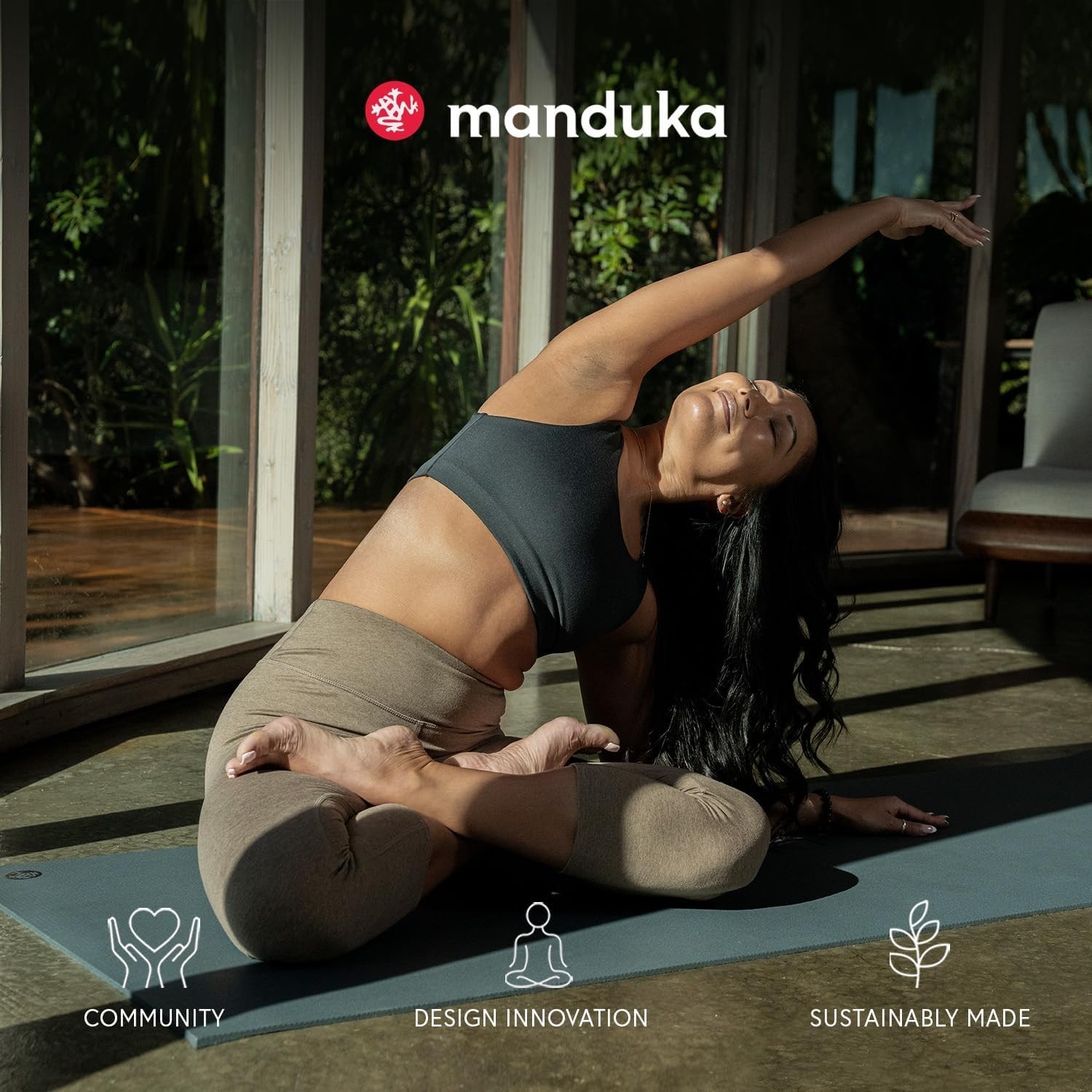 PRO Yoga Mat – Non-Slip Bottom – Teacher Recommended