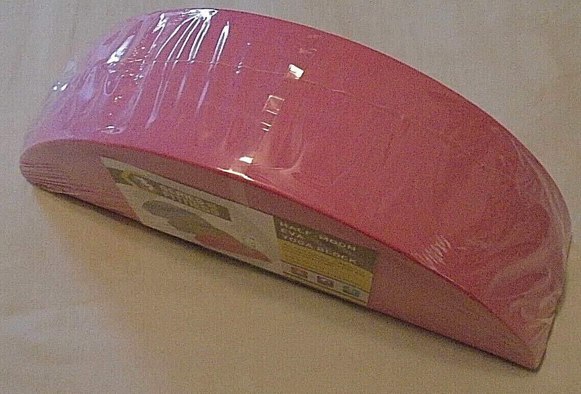 Series – 8 Fitness Half-Moon EVA Foam Yoga Block Pink New