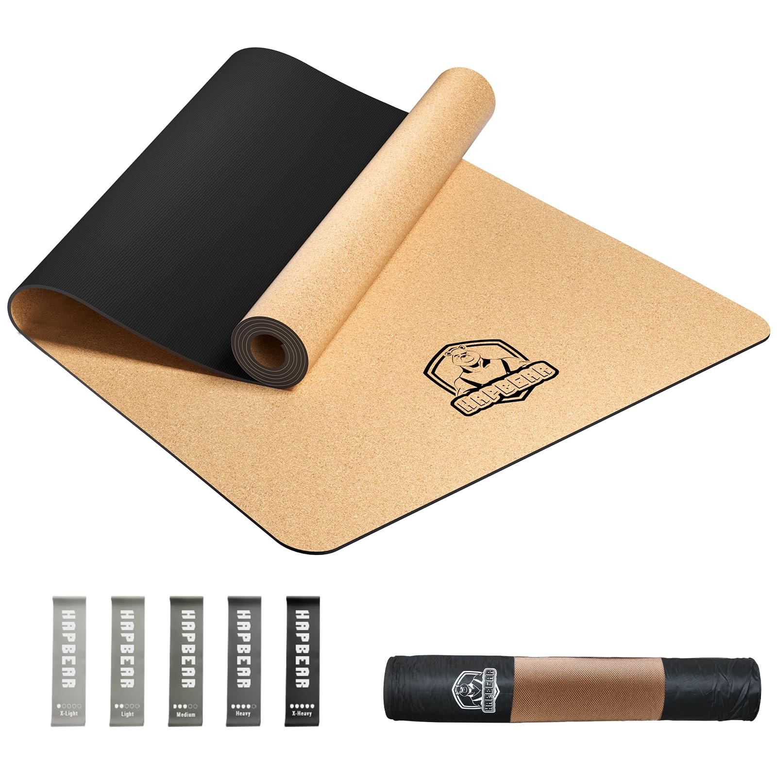 Large Cork Yoga Mat – 72&Prime;x36&Prime; Wide Non-Slip for Home Workout, Yoga, Pilates &…