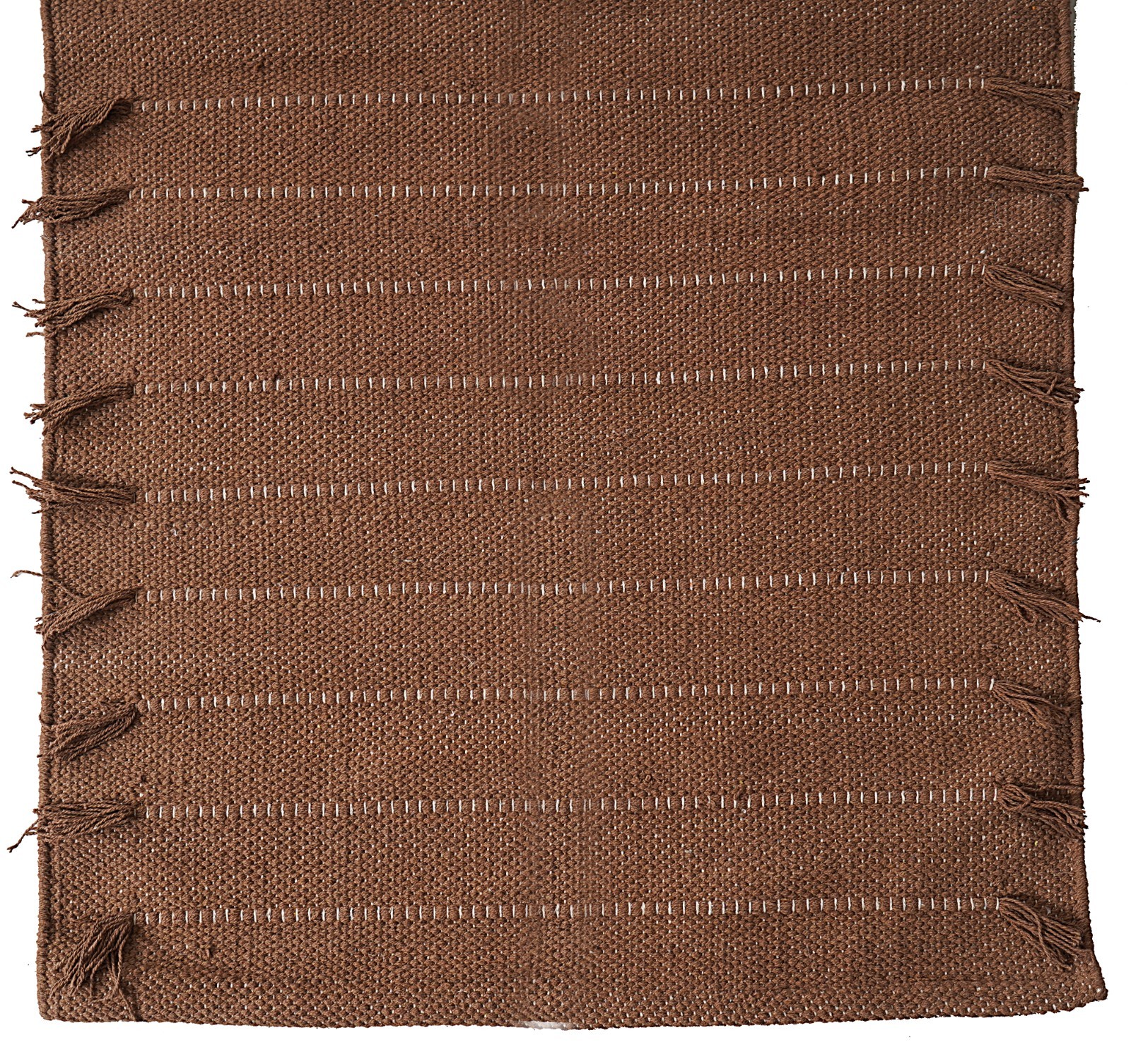 Yoga Mat Thick Non Slip Organic Cotton Exercise Workout Mat Pilates Rug 2×6 Ft