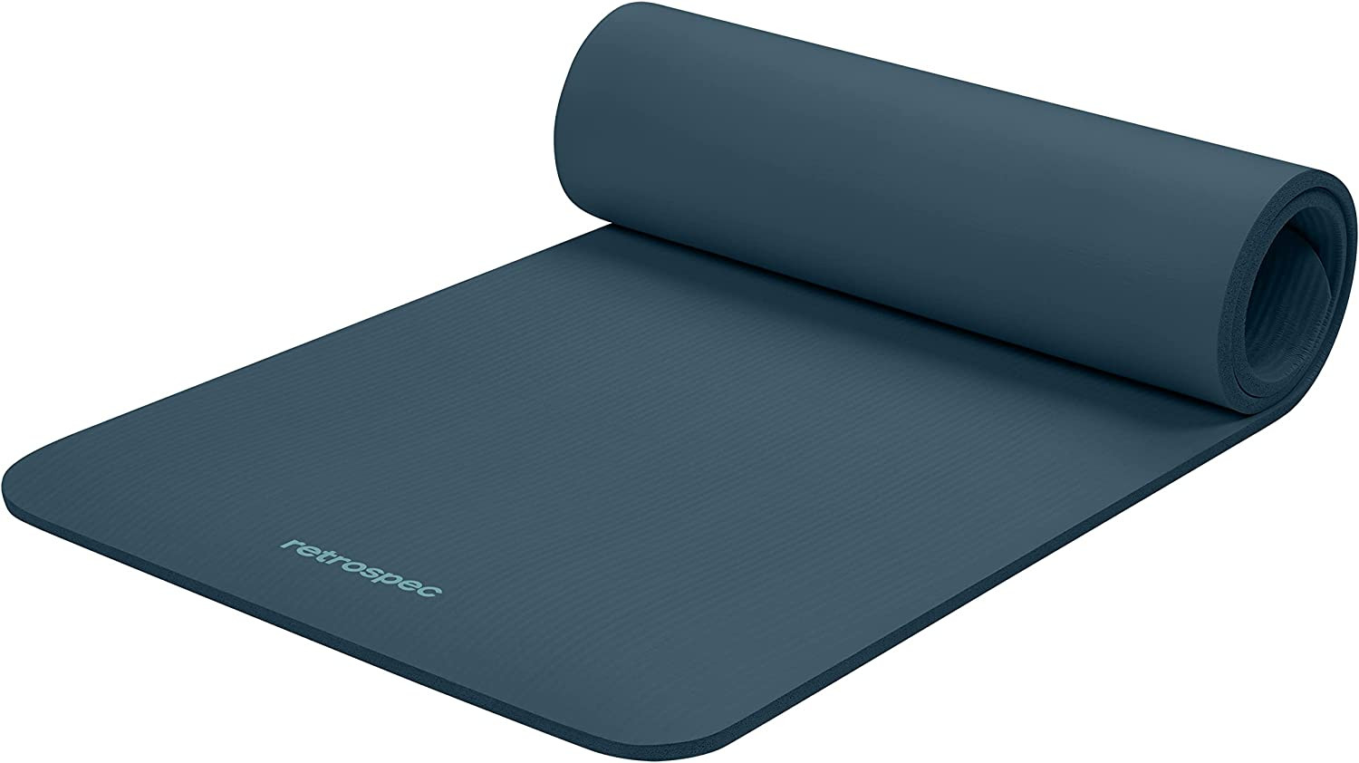 Solana Yoga Mat Thick 1/2In Non-Slip Workout Mat with Nylon Strap – 72X24In Exer