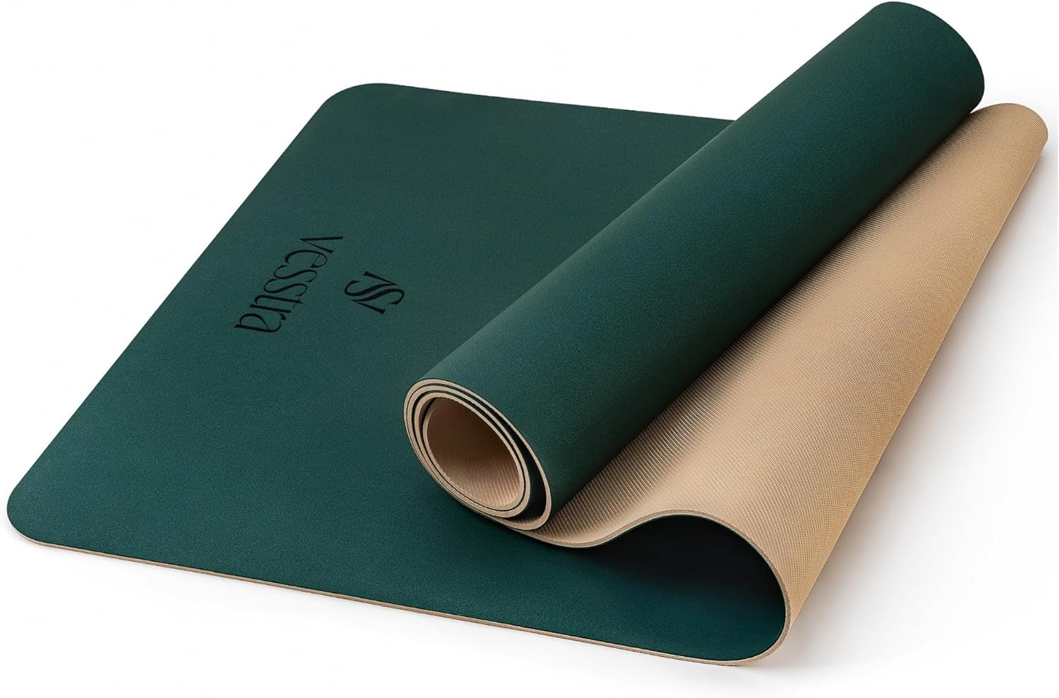 Premium Yoga Mat – Sweat-Activated Non-Slip PU Grip I Natural Rubber Base I 4Mm