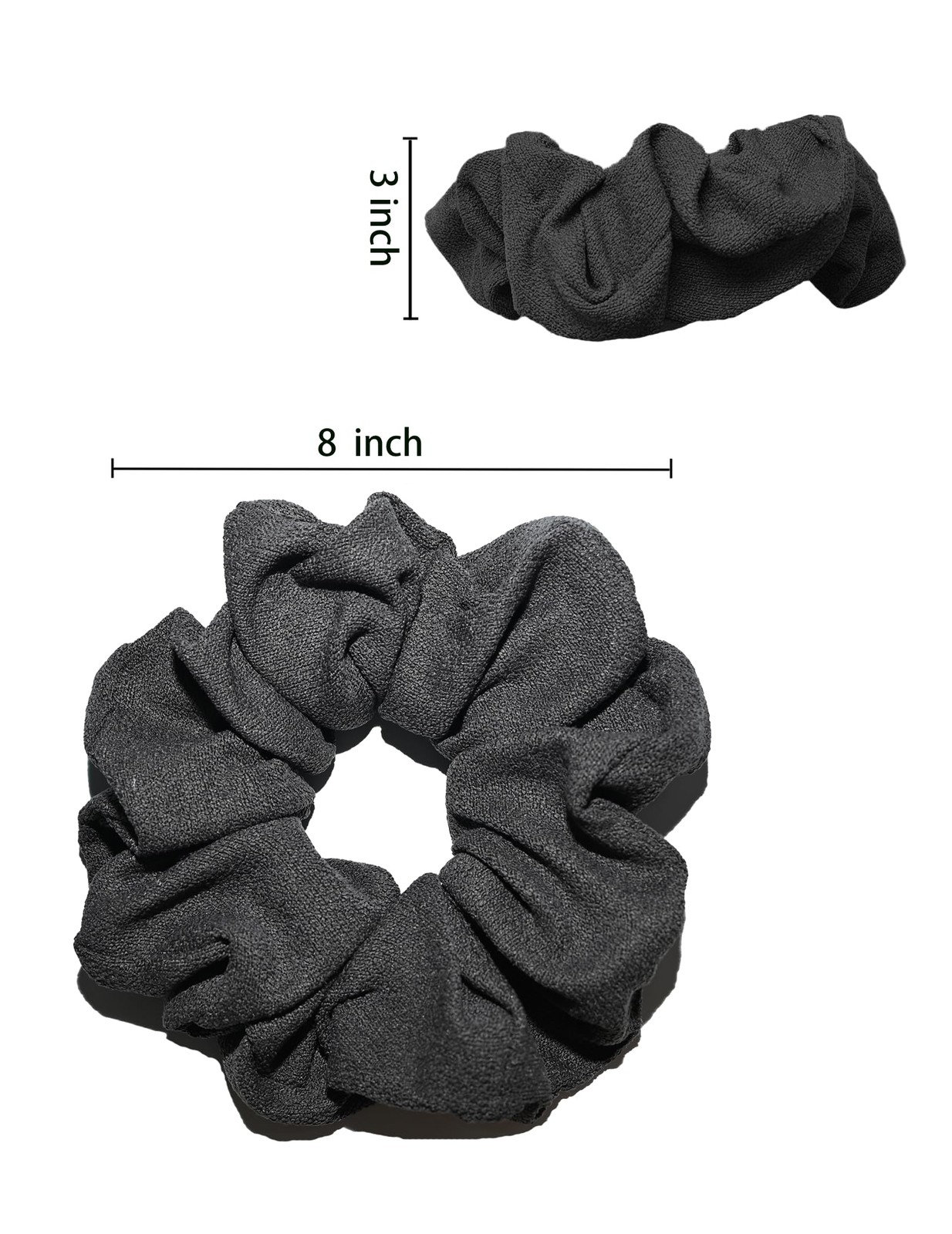Yoga Mat Scrunchie – Holds Your in Style – average, Dark Gray