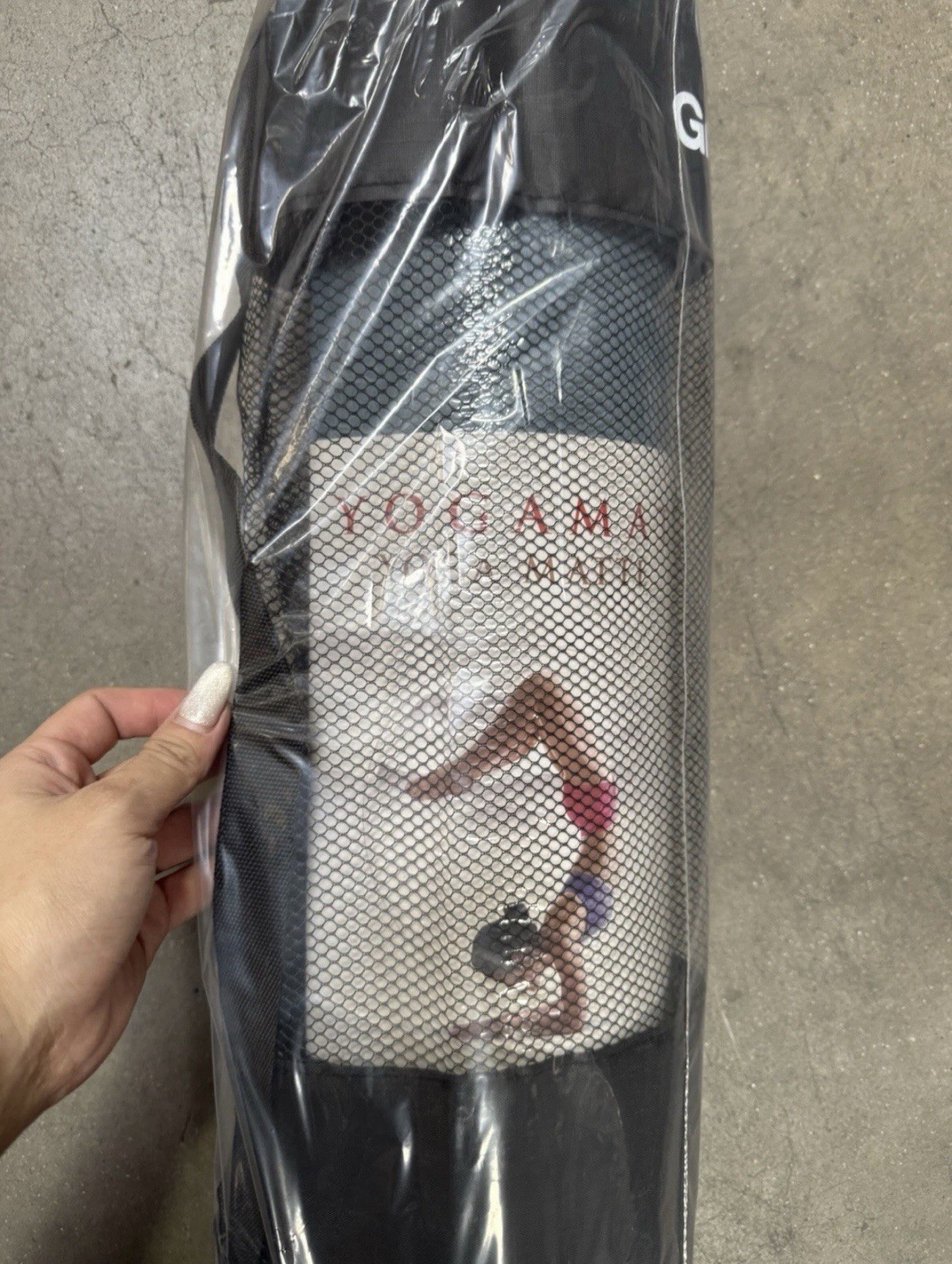 Gruper Non-Slip Foam Yoga Mat 72x24in Blue Black with Carry Bag