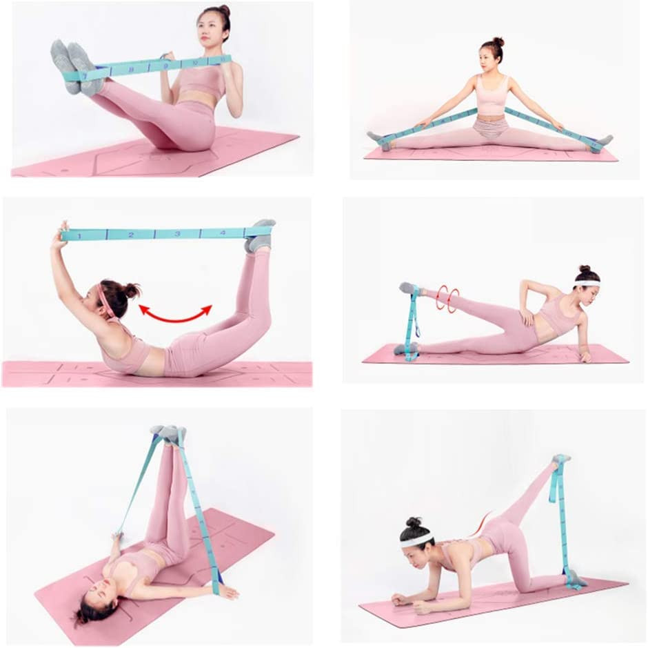 Hamstring Stretching Strap with Loops for Flexibility and Leg Exercises