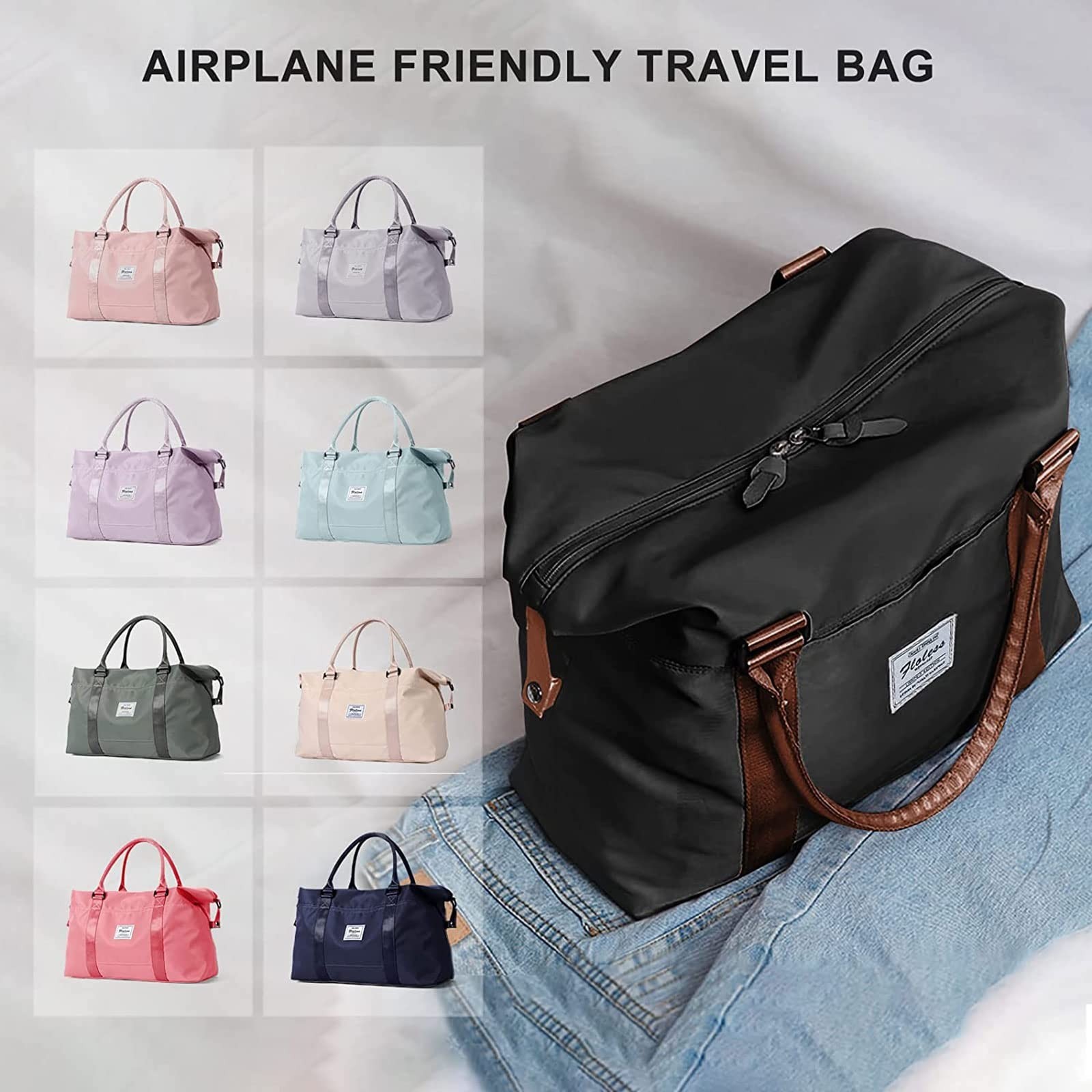 Sport Travel Duffle Bag Large Gym Tote Bag for Women, Weekender Bag Carry on …