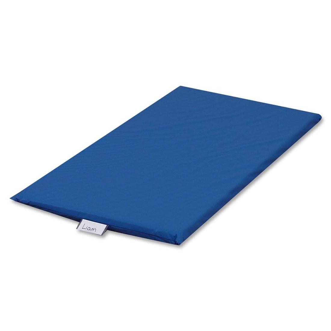 Blue Sports Flat 2 Thick Non Folding Naptime Rest Mat for Home and Classroom