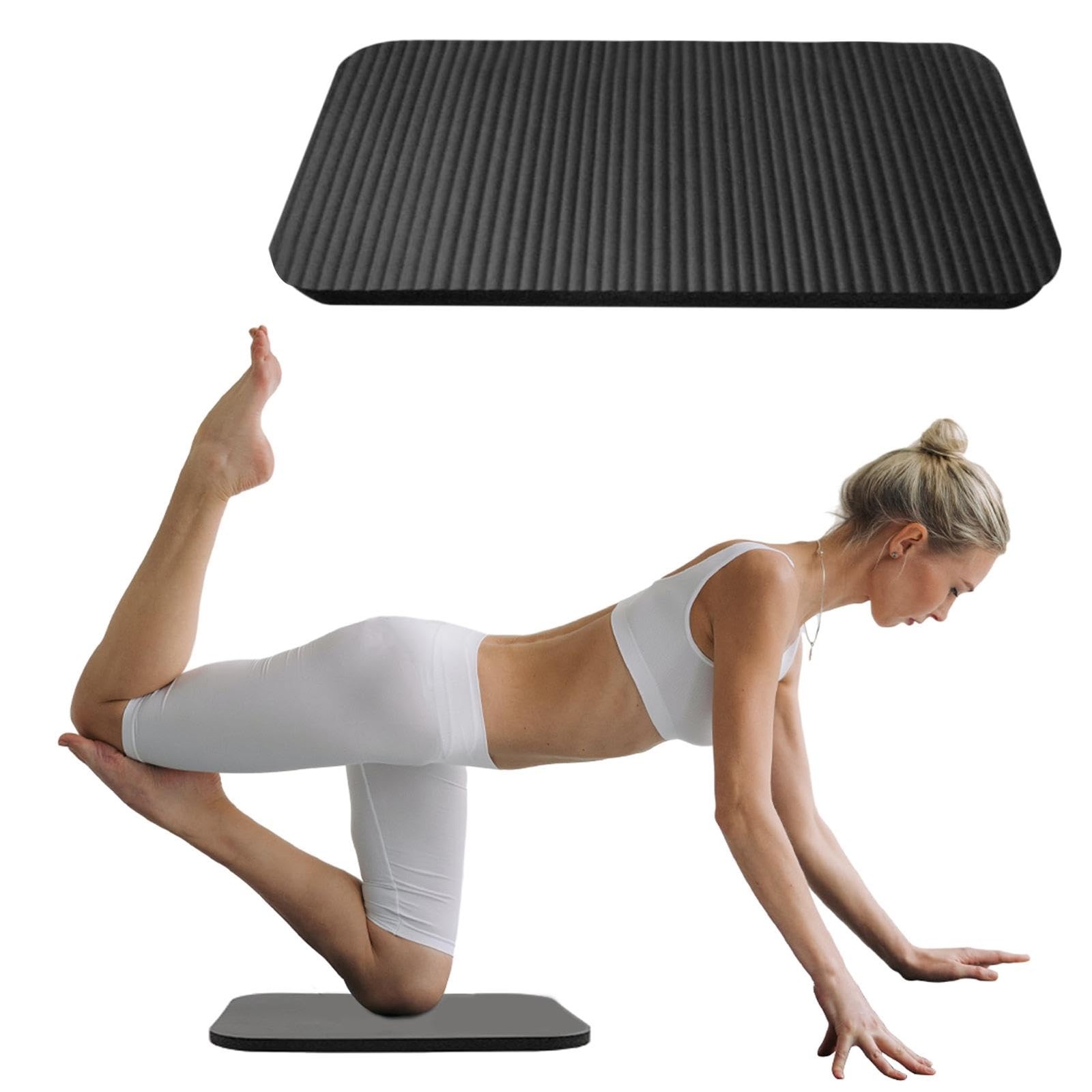 Yoga Knee Pad, Kneeling Pad, Rectangle Yoga Knee Pad Cushion, Yogas Props and…