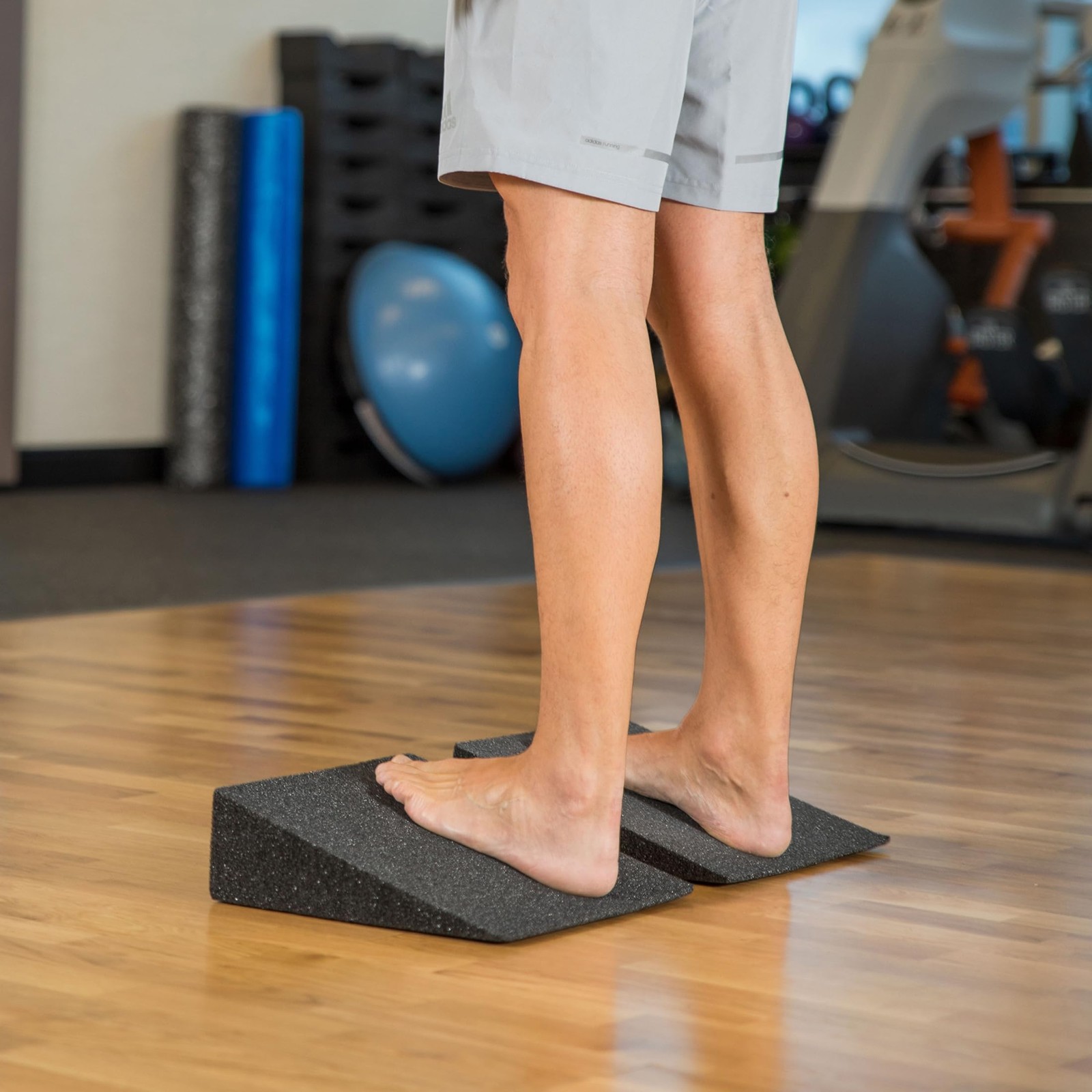 OPTP Slant Pair – Foam Wedge Incline Slant Boards – Stretching Equipment for