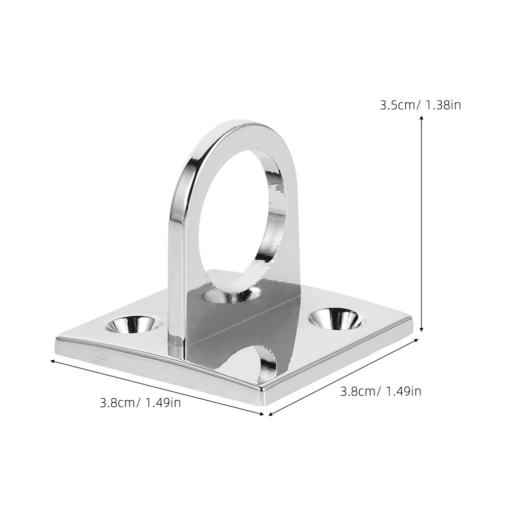 2 Pcs Eye Plate Ceiling Mount Hook Barrier Rope Hanging Accessories