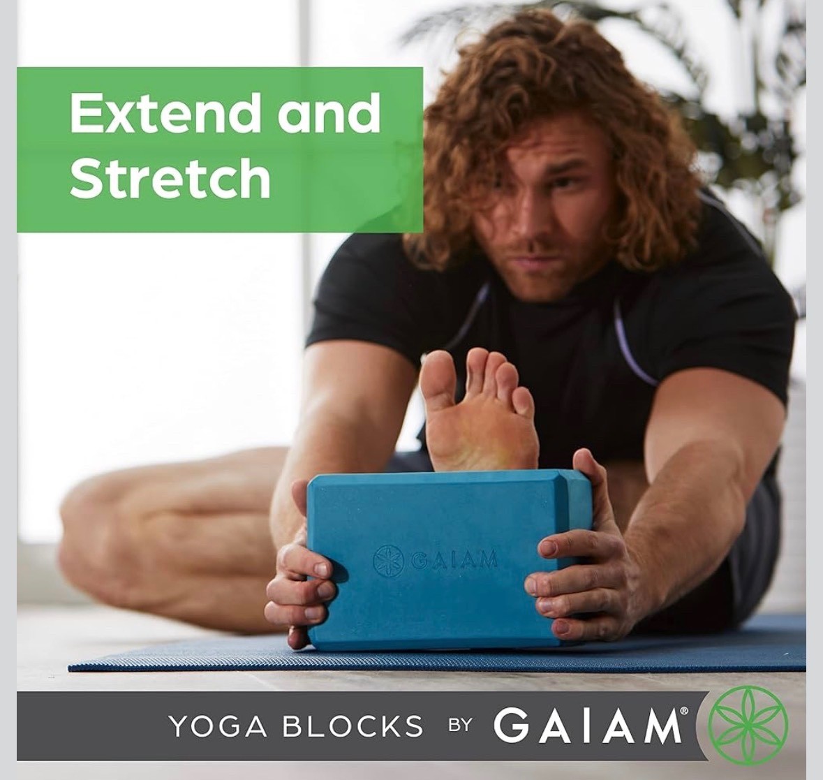 Gaiam Foam Yoga Block – Supportive Foam Soft Non-Slip Surface Tags Gray