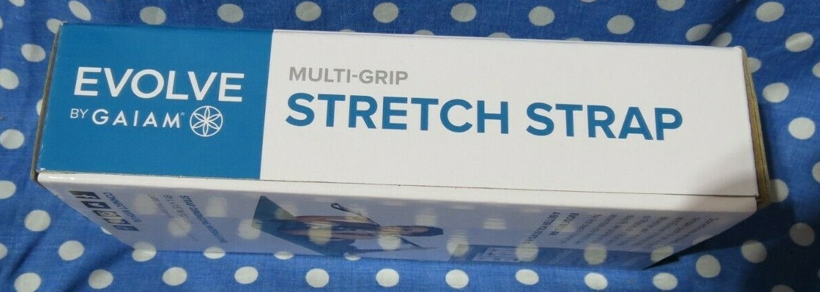 Evolve Multi-Grip Stretch Strap & Yoga Stretching Strap Exercise Guide Included
