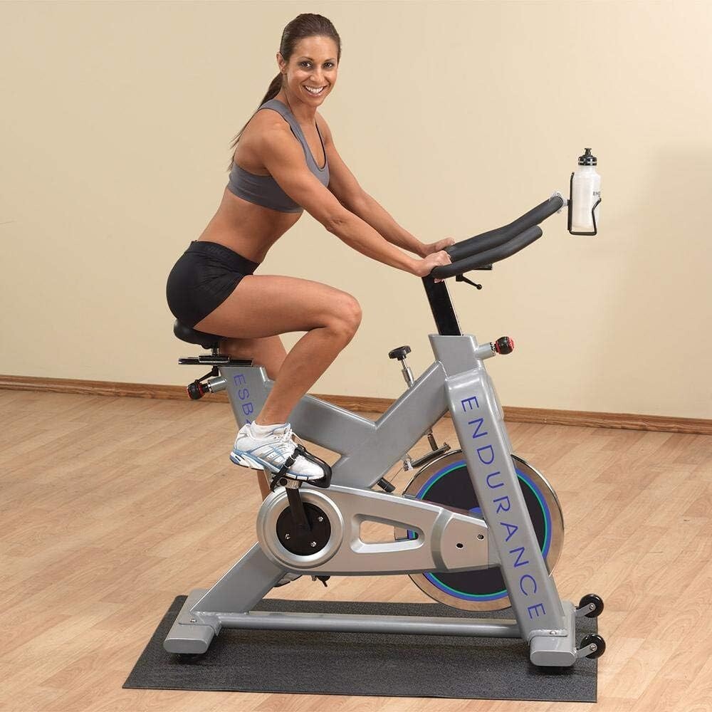 Rubber Bike Mat, Body-Solid, Hand Wash Only