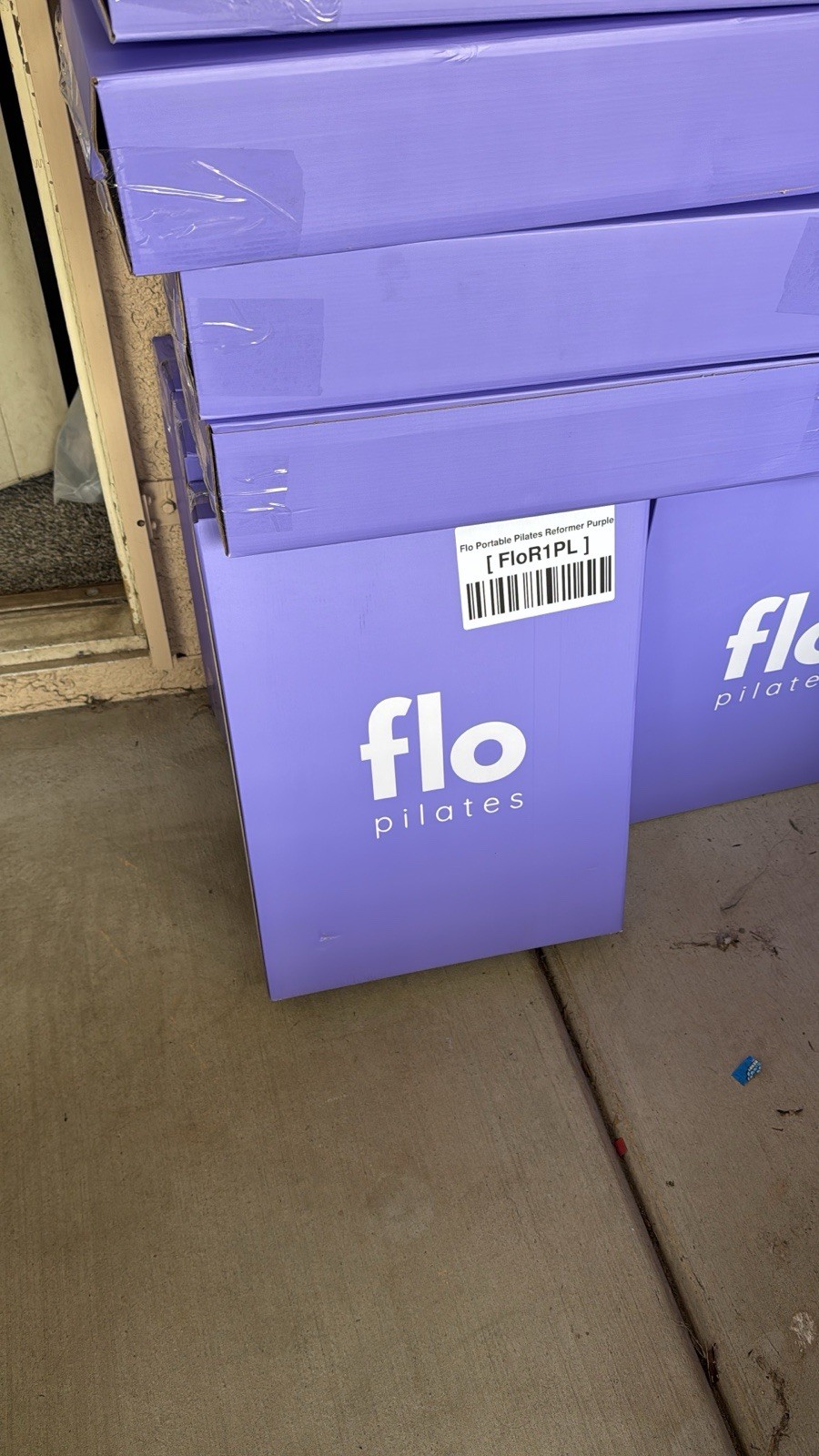Flo Pilates Portable Reformer Table Purple FloR1PL Home Gym Equipment