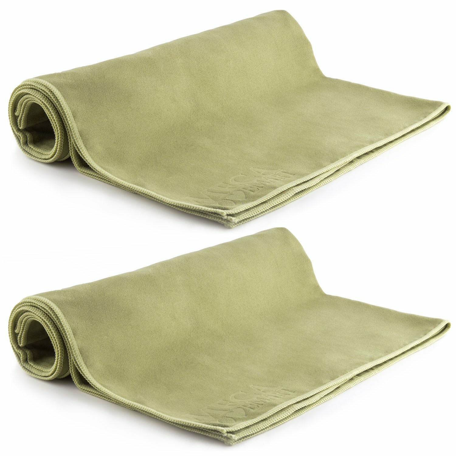 MEGALOVEMART Suede Microfiber Gym Sport Towel, 2 Pack