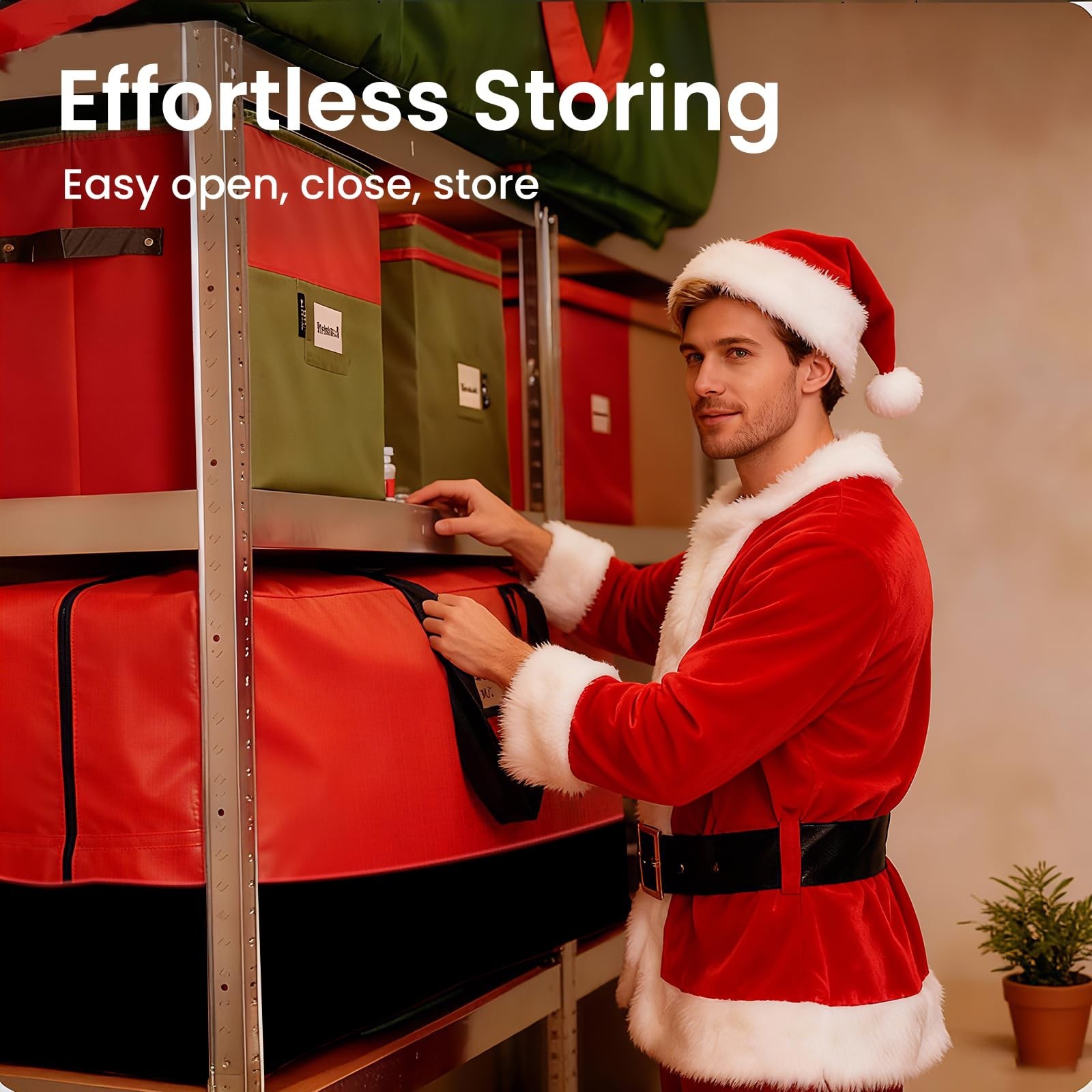 Heavy Duty Christmas Tree Storage Bag for Trees Up to 9ft – Waterproof, 60