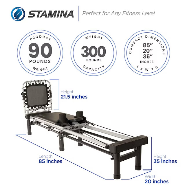 Full-body Pilates reformer with resistance bands system sale/freeship