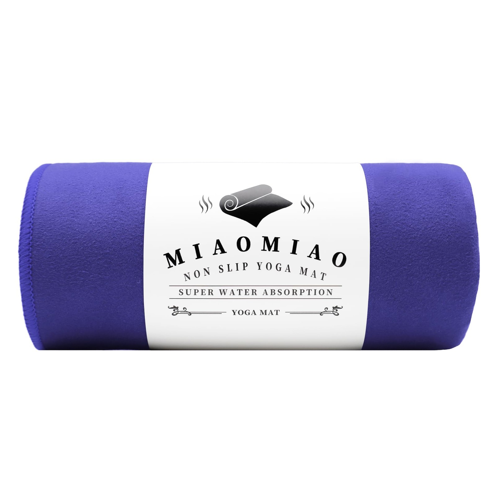 MIAOMIAO Non-Slip Hot Yoga Towel 72 inches x 24.5 inches, Royal Blue