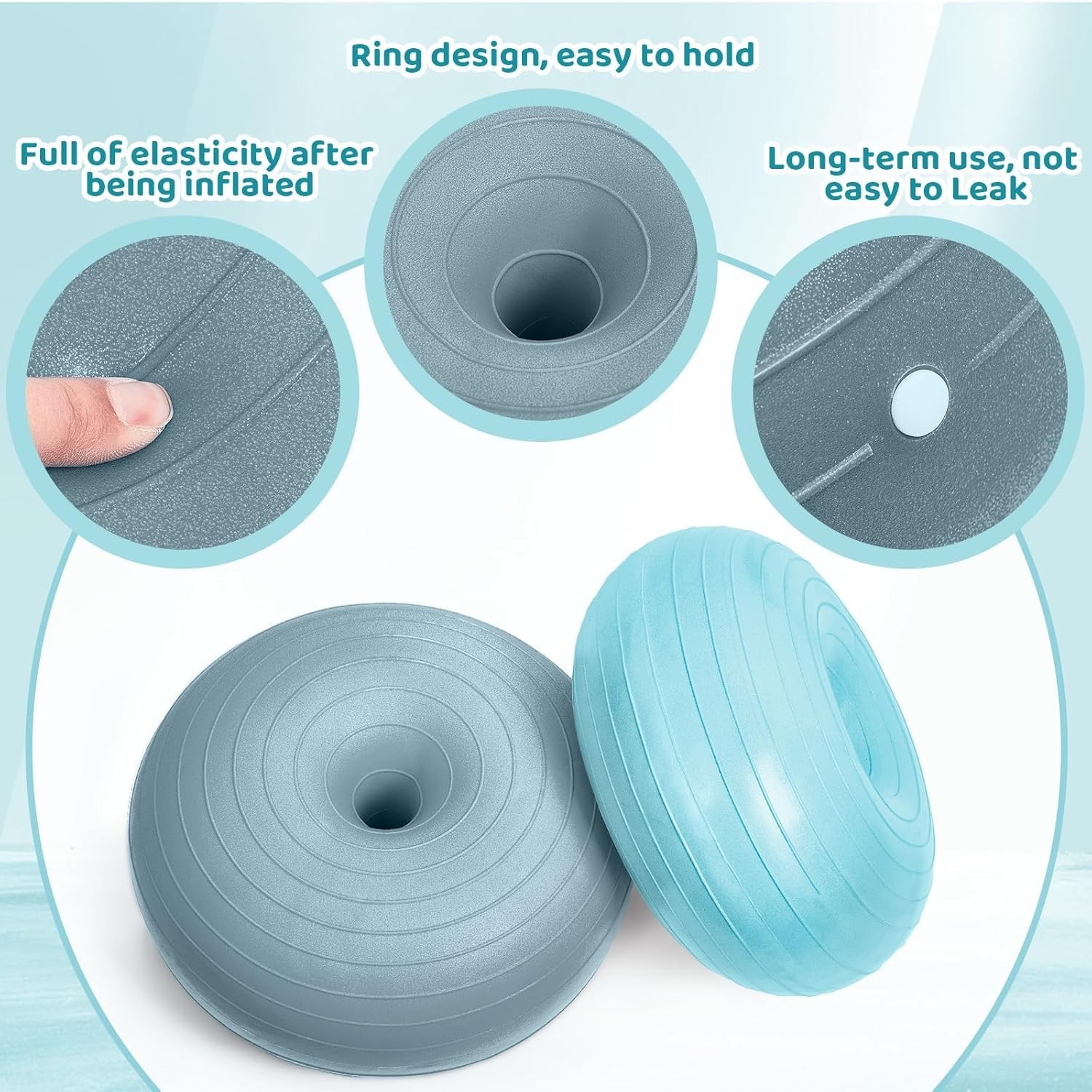 Flexible Seating for Classroom 20 Inch Inflatable Yoga Ball Chair Large Donut…