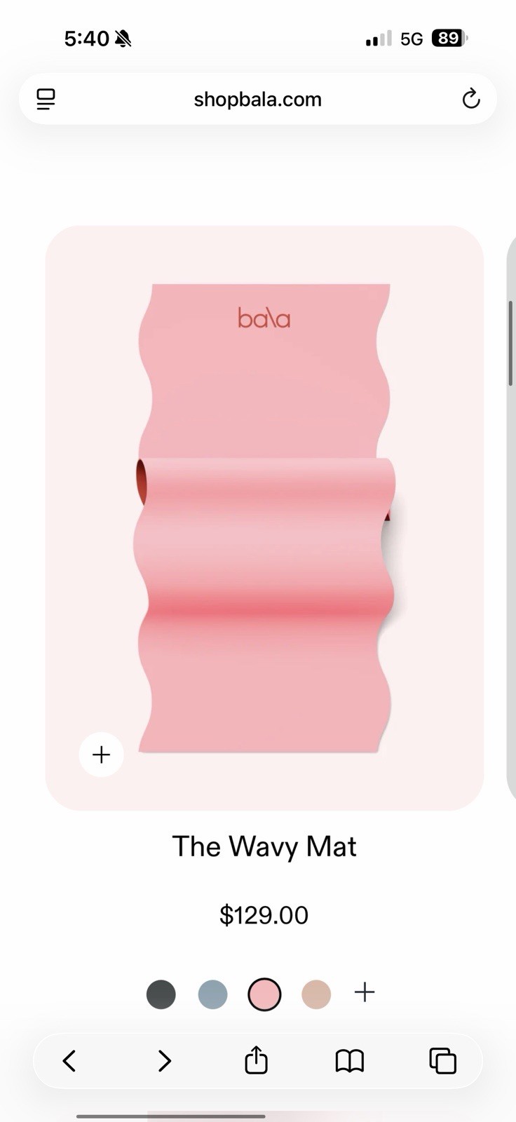 Bala Pilates Mat