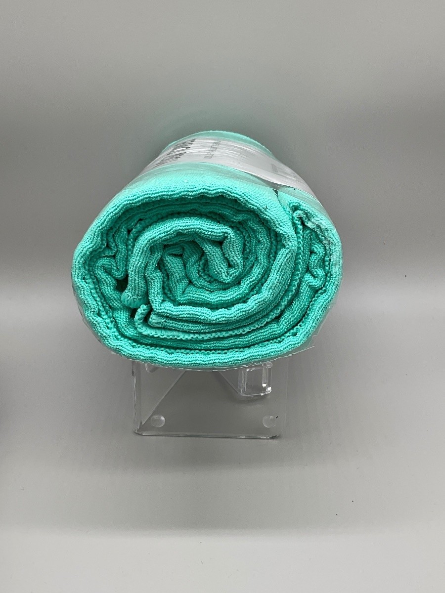 EUNZEL Hot Yoga Towel Microfiber Non Slip Absorbent Teal Green New