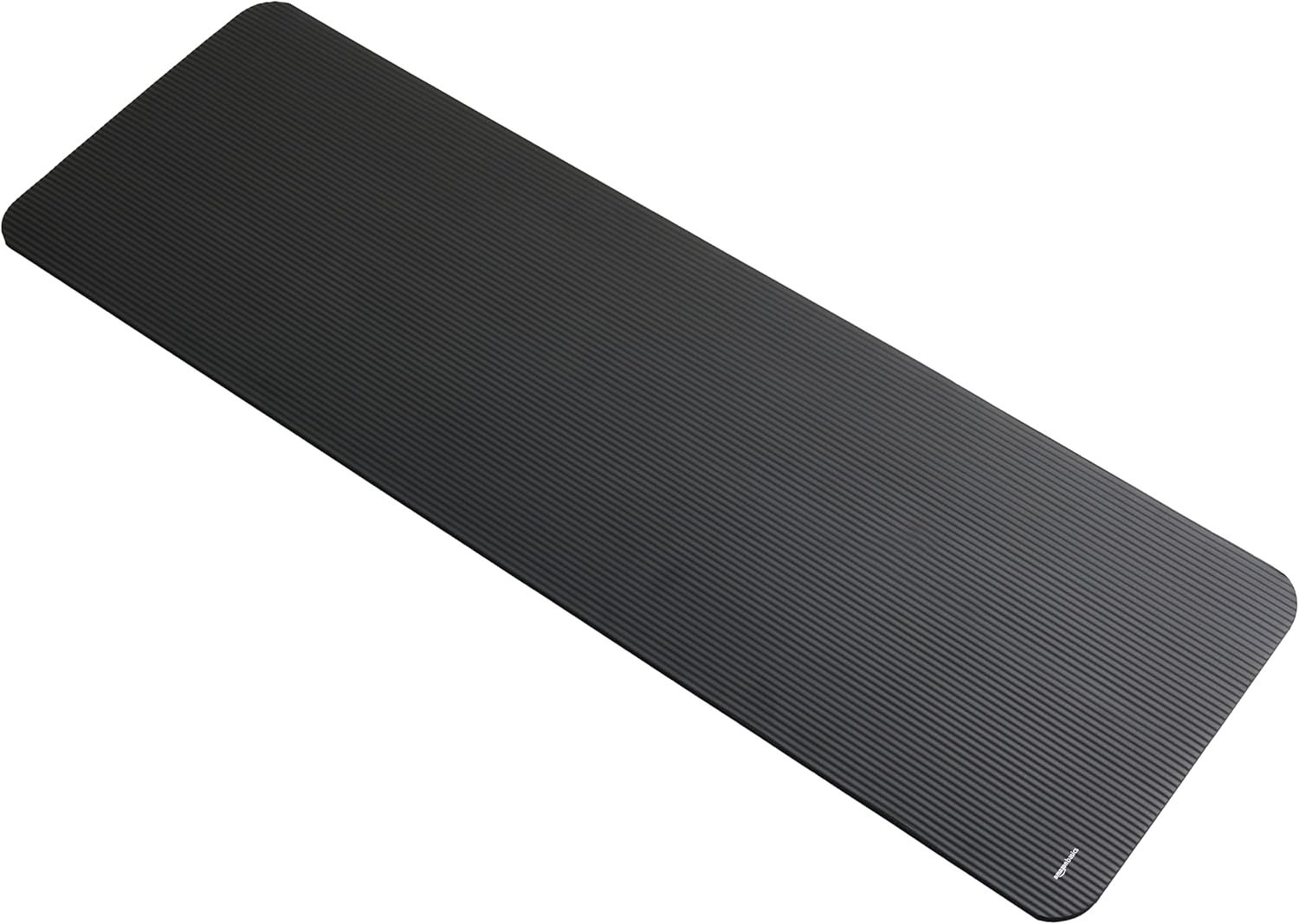 Amazon Basics 1/2 Inch Extra Thick Exercise Yoga Mat with Carrying Strap, Cushio