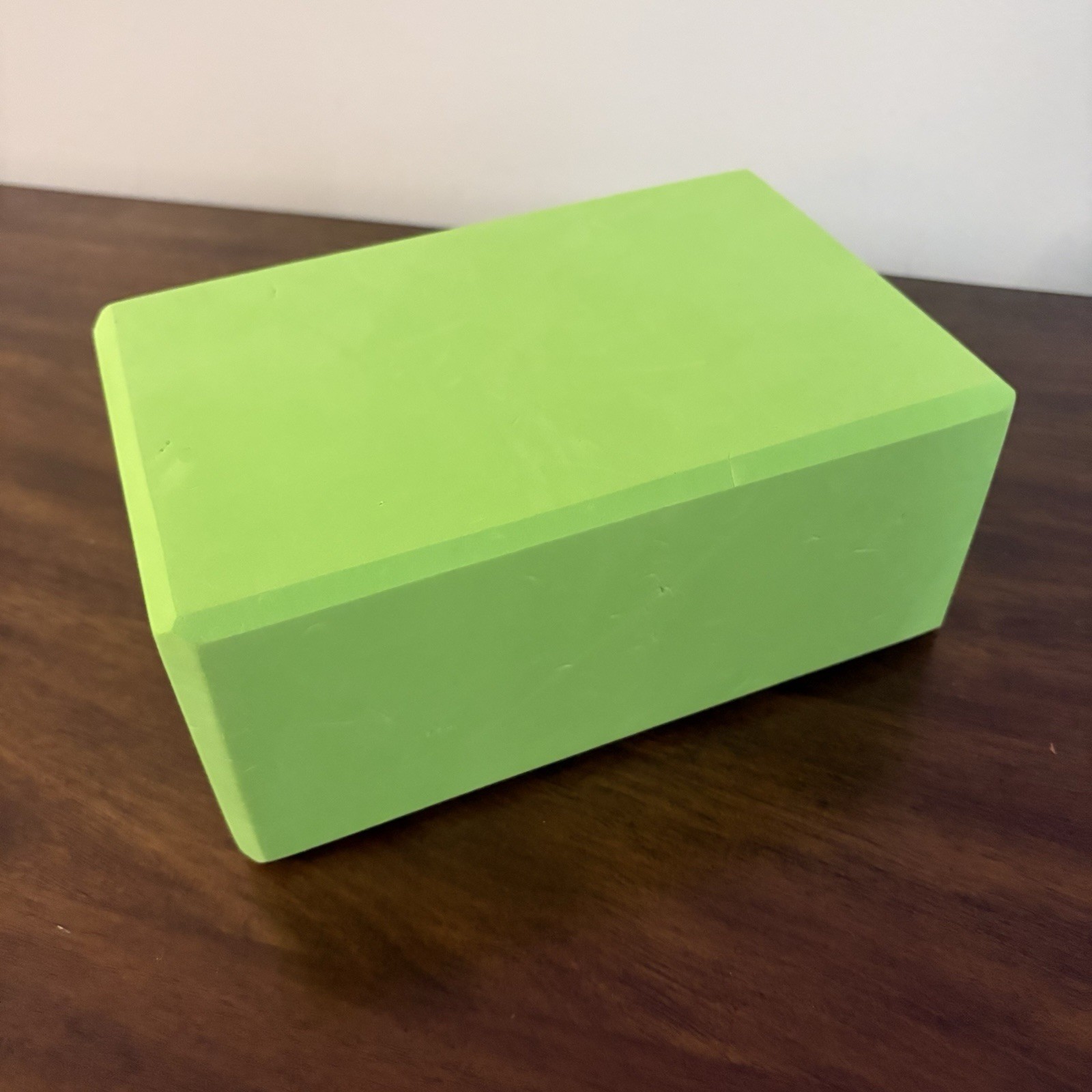 Free Spirit Big Thick Yoga Block 3.5” X 6 X 9” Bright Green Preowned RFS