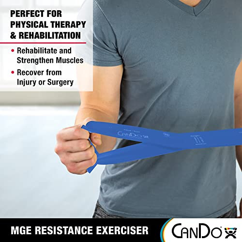 Multi-Grip 6 Foot Exercise Resistance Band with Hand/Foot Loops for Total