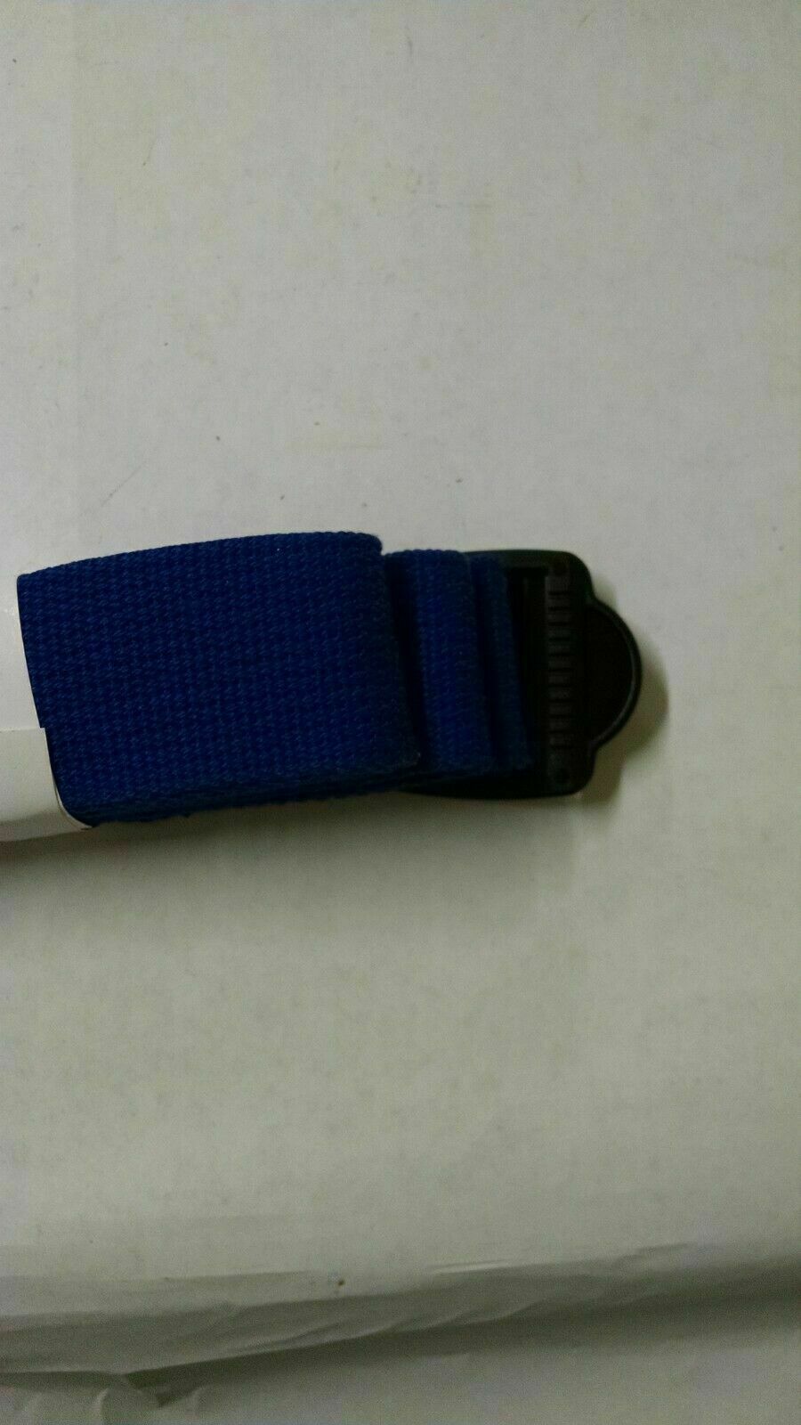 Yoga Strap Yoga Direct 10 Foot Blue Cinch-Buckle