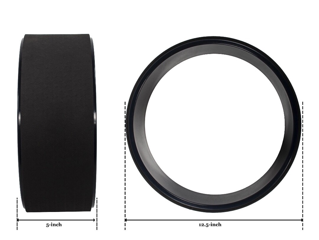 12.5 inch Balance From Yoga Wheel for Stretching Dharma Yoga Prop Wheel