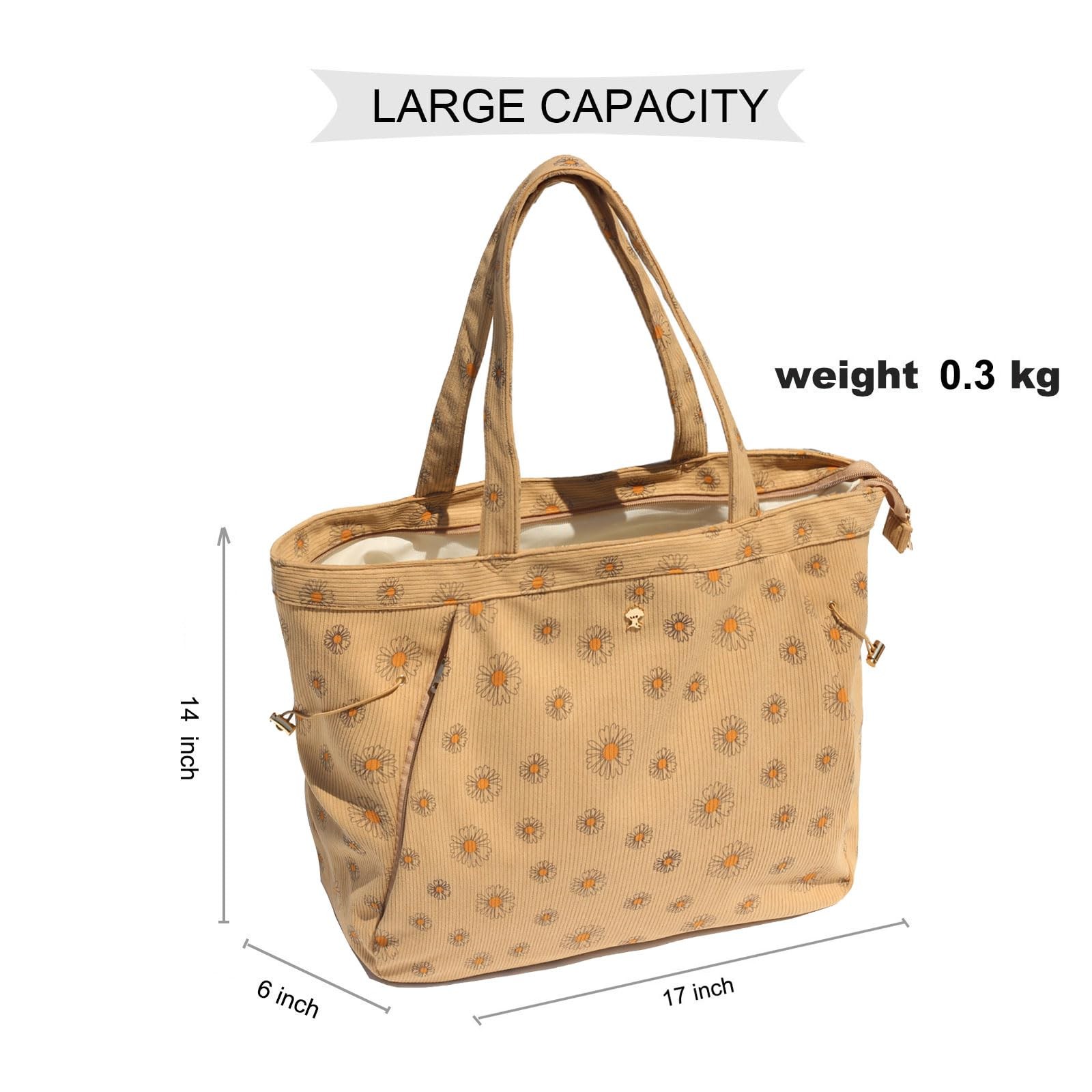 Corduroy Yoga Mat Tote Bag Drawstring Carryall For Pilates Gym Workout