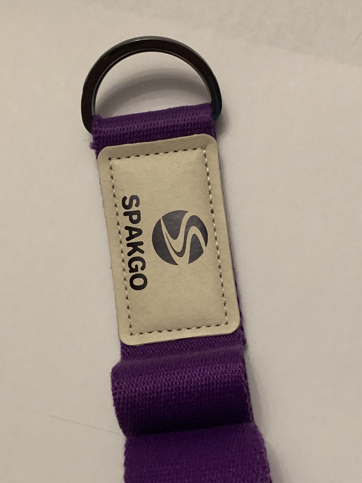 New SPAKGO Yoga STRETCH Strap 100% Polyester Fiber 8ft x1.5in PURPLE Exercise