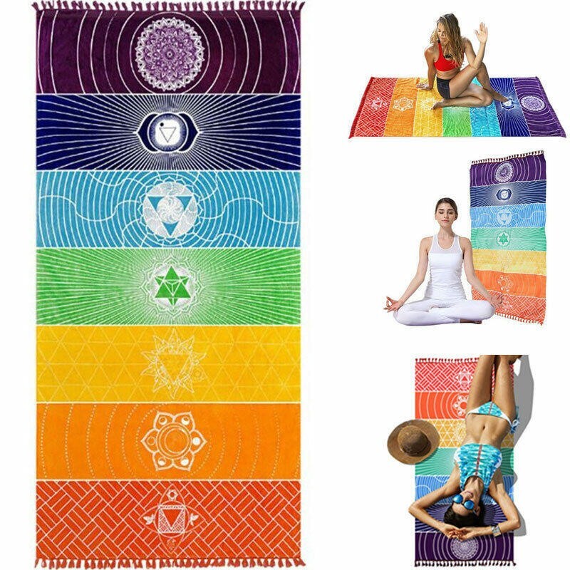 🏖️(New) Beach Mat, Yoga Mat or Wall Tapestry