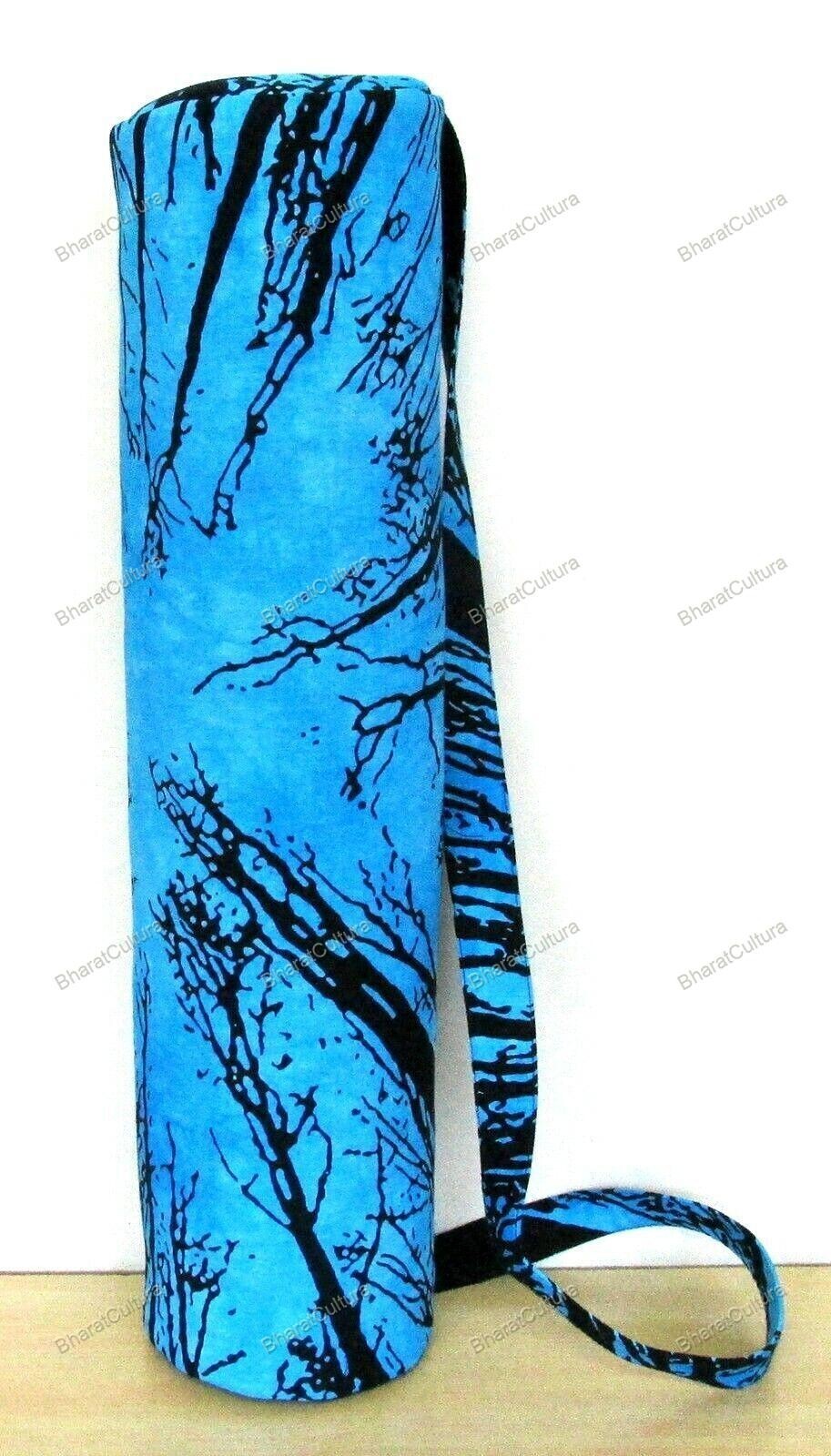 Yoga Mat Carry Bag Mandala Floral Design Yoga Bag With Shoulder Strap Carrier