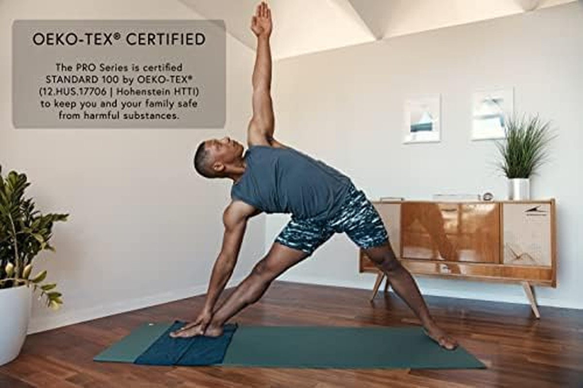Manduka PRO Long & Wide Yoga Mat 79&Prime; – 6Mm | Lifetime Durability | Hygienic Cons