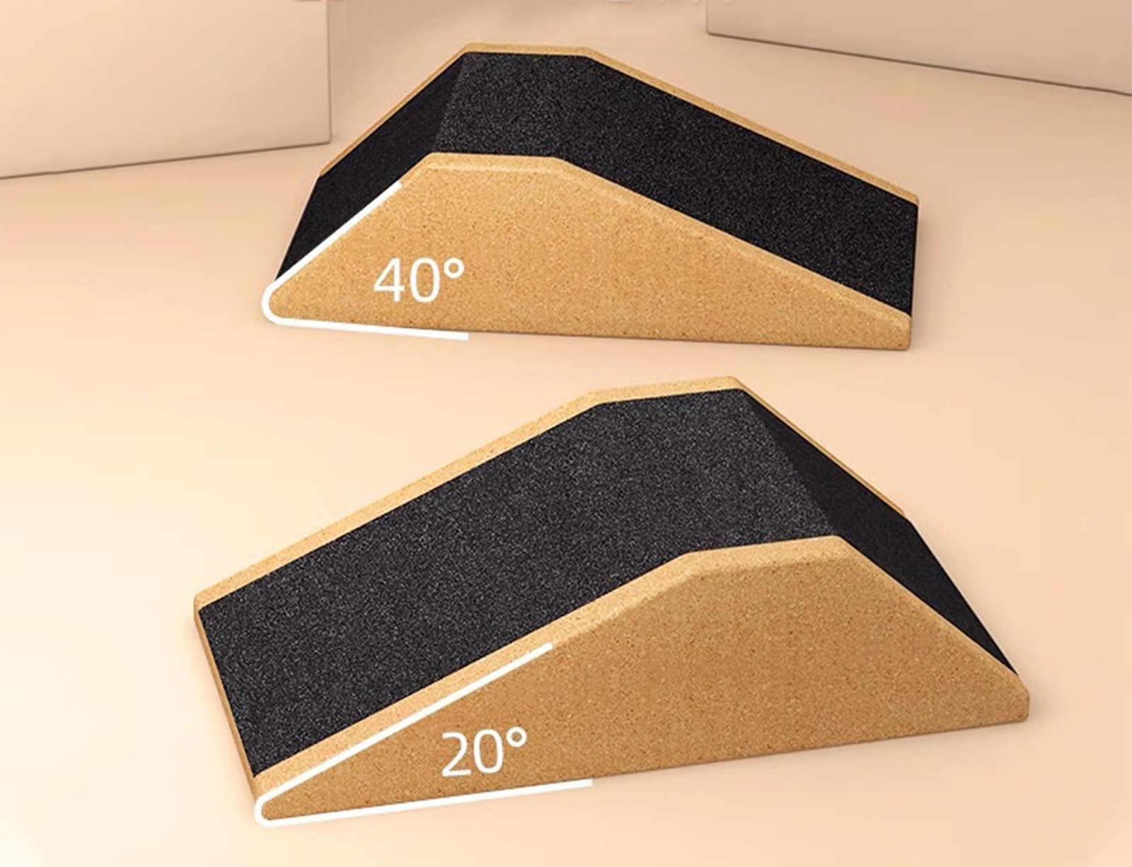 Squat Wedge Blocks Stretching blocks,Non-Slip Surface with Beveled Edges for …
