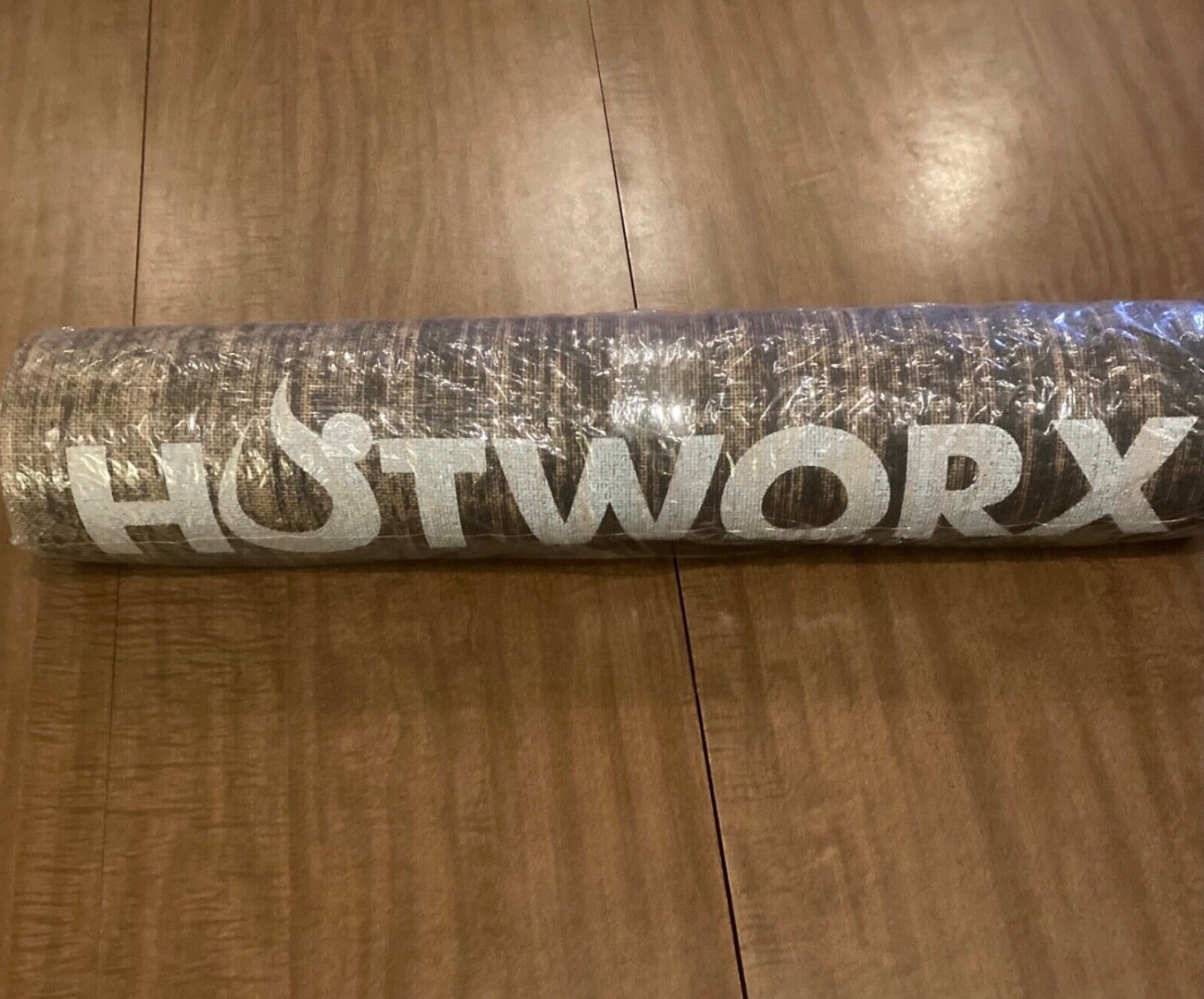 Hotworx Yoga Mat Brown Hemp Fiber 72&Prime; x 24&Prime; Mat for Hot Yoga New Sealed