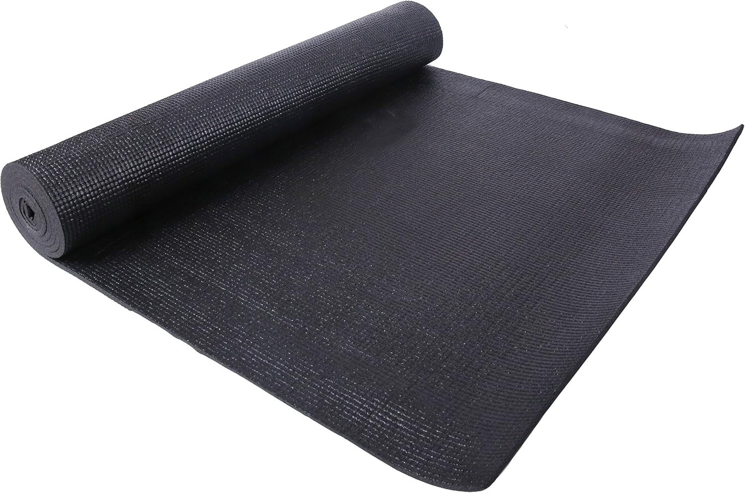 Fitvids All Purpose 1/4-Inch Yoga Exercise Yoga Mat – Black