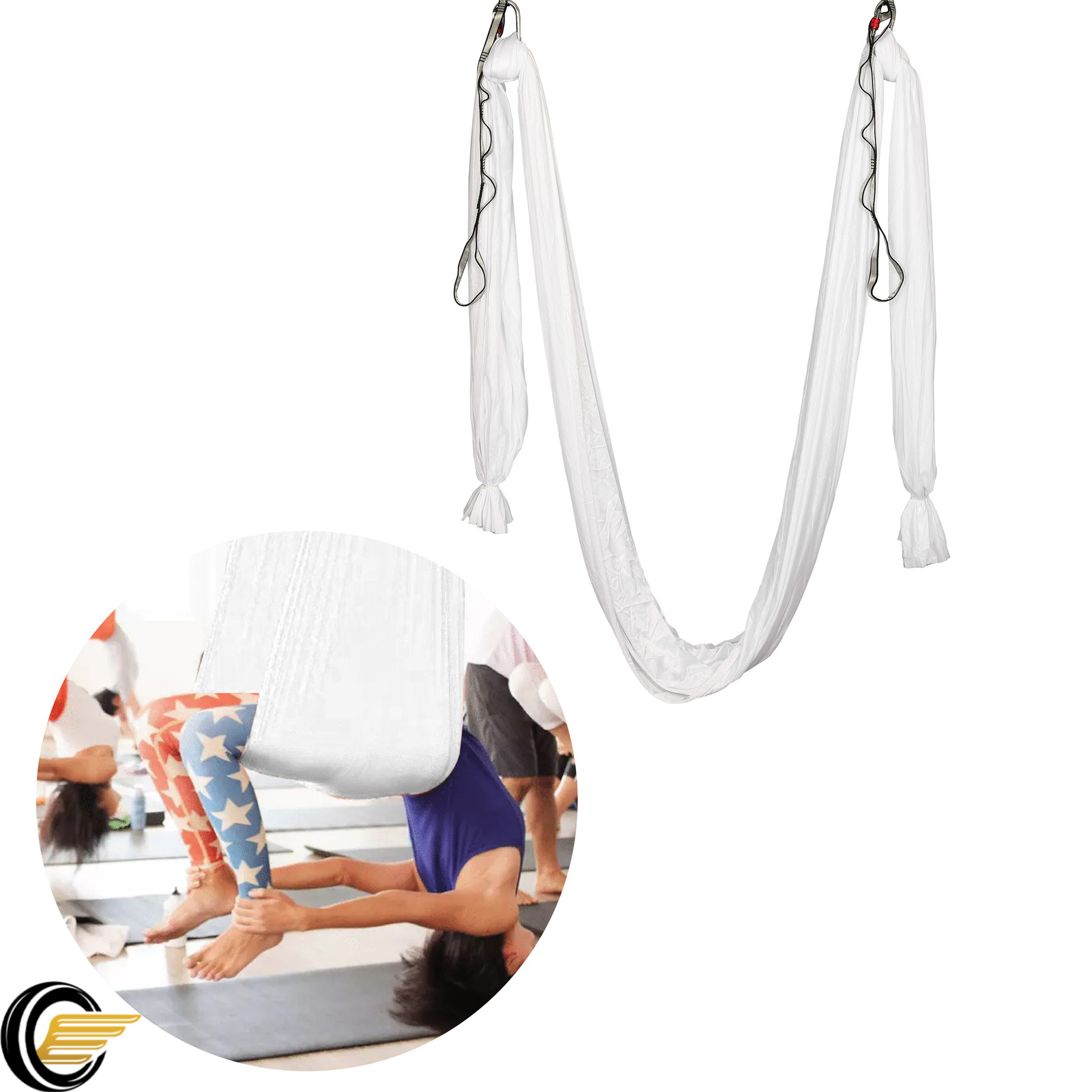 20FT Yoga Silk Swing Versatile Active For Home & Outdoor Hammocks Yoga Stand