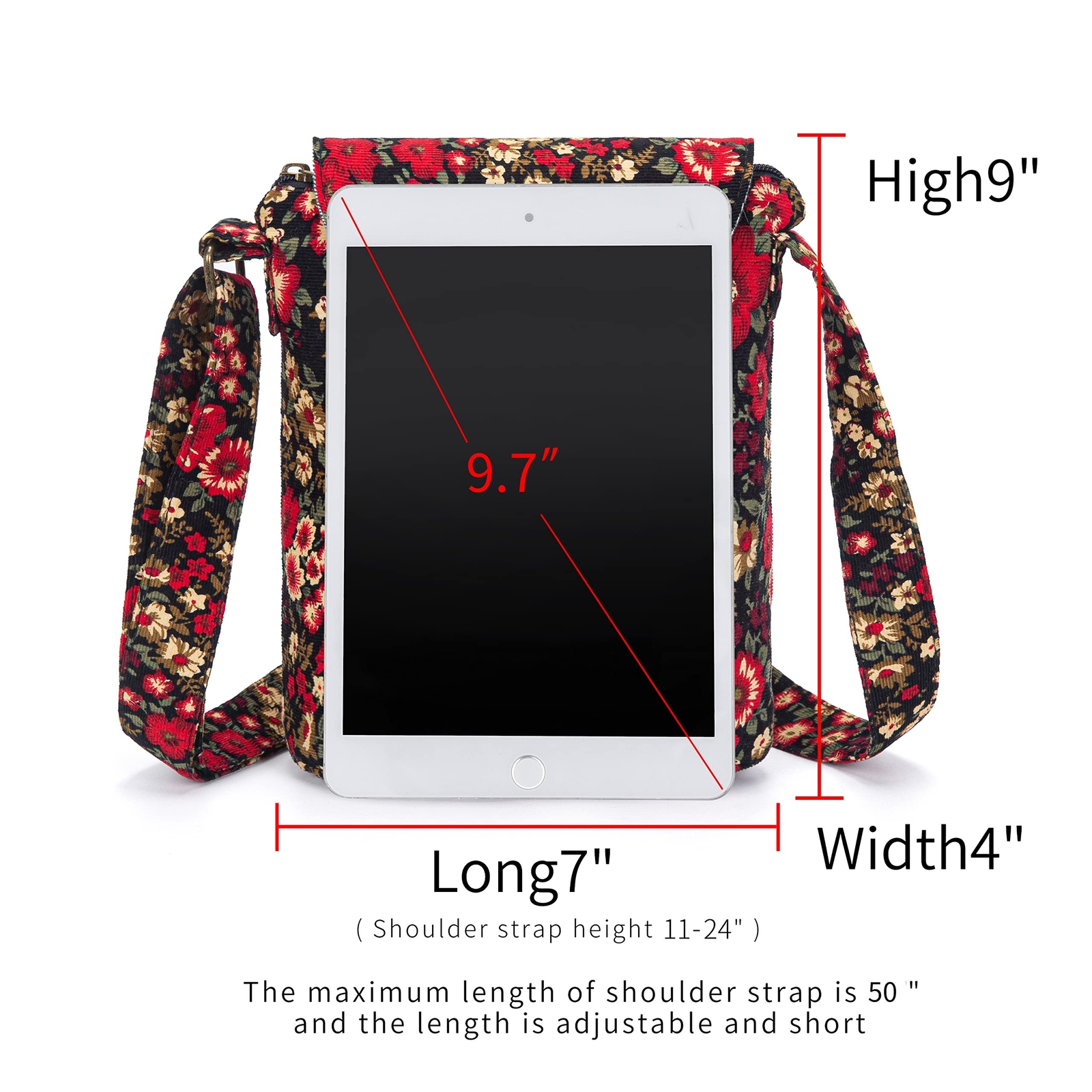 OPQRSTU Women&rsquo;s Retro Small Size Canvas Shoulder Bag Hippie Boho Crossbody Ha…