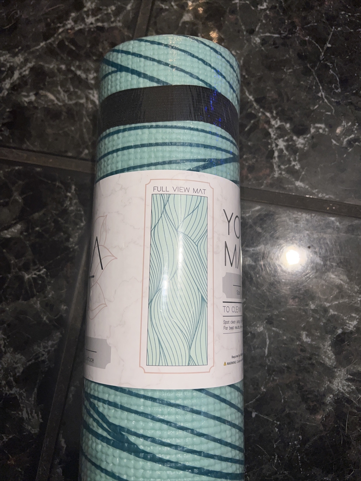 New High-Quality Teal Yoga Mat 