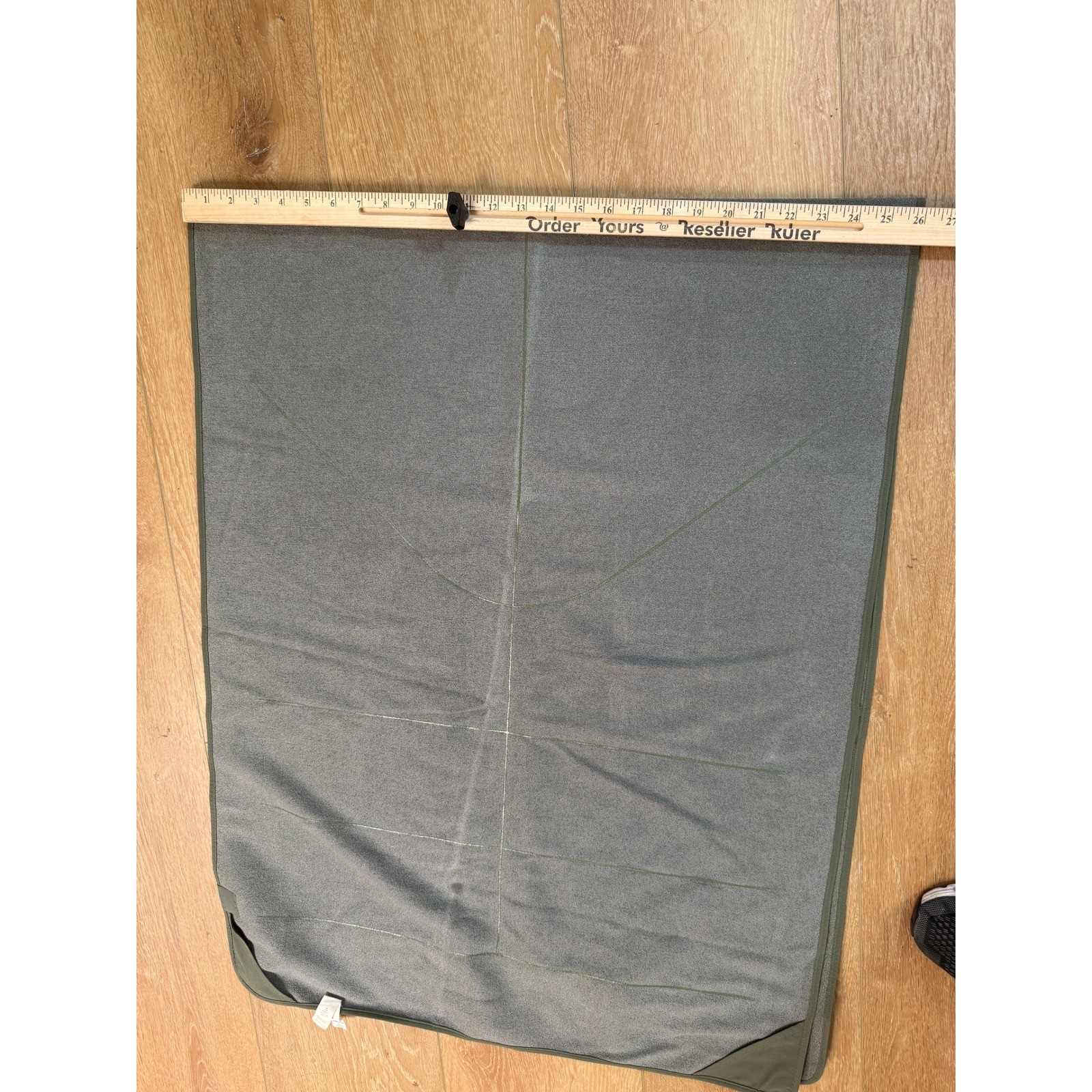 Lululemon Yoga Towel Unisex OS Olive Green The Towel Recycled Polyester Blend