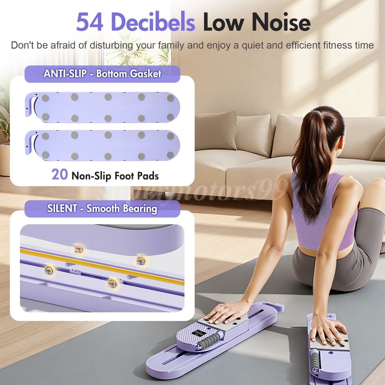 Multi-Purpose Foldable Pilates Reformer Board for Men,Women’s Home Fitness New