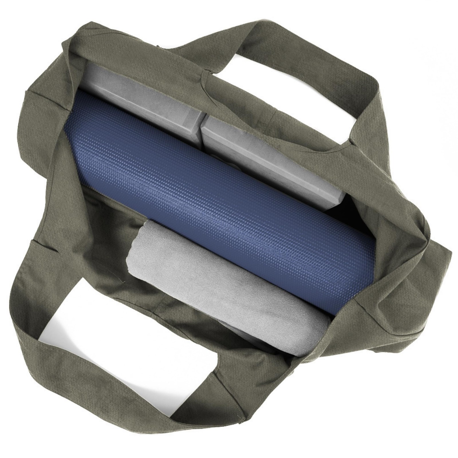 YogiiiTotePRO Olivine Green Yoga Bag Large Lightweight Durable Carrier
