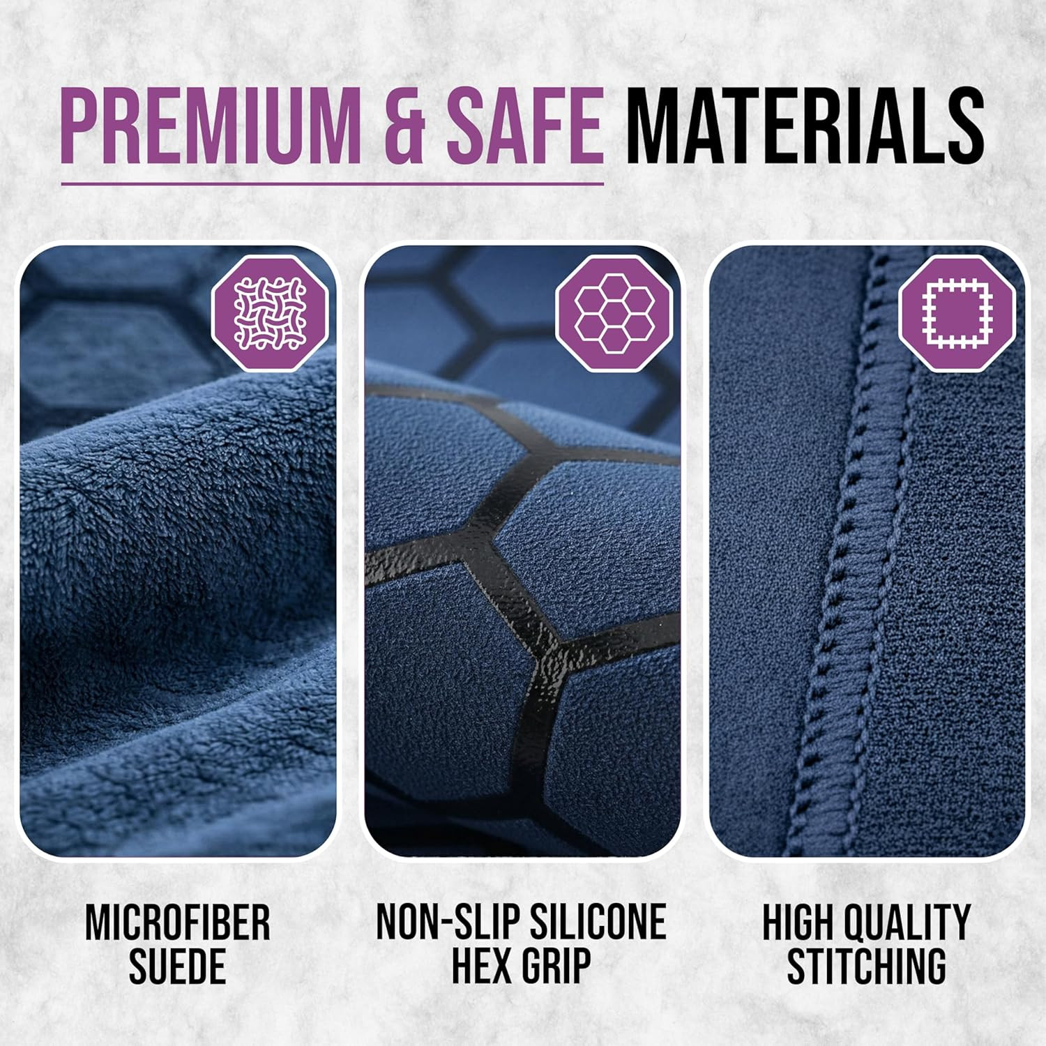 Hot Yoga Mat Towel – Non-Slip Grip for Hot Yoga, Sweat Absorbent, Honeycomb Sili