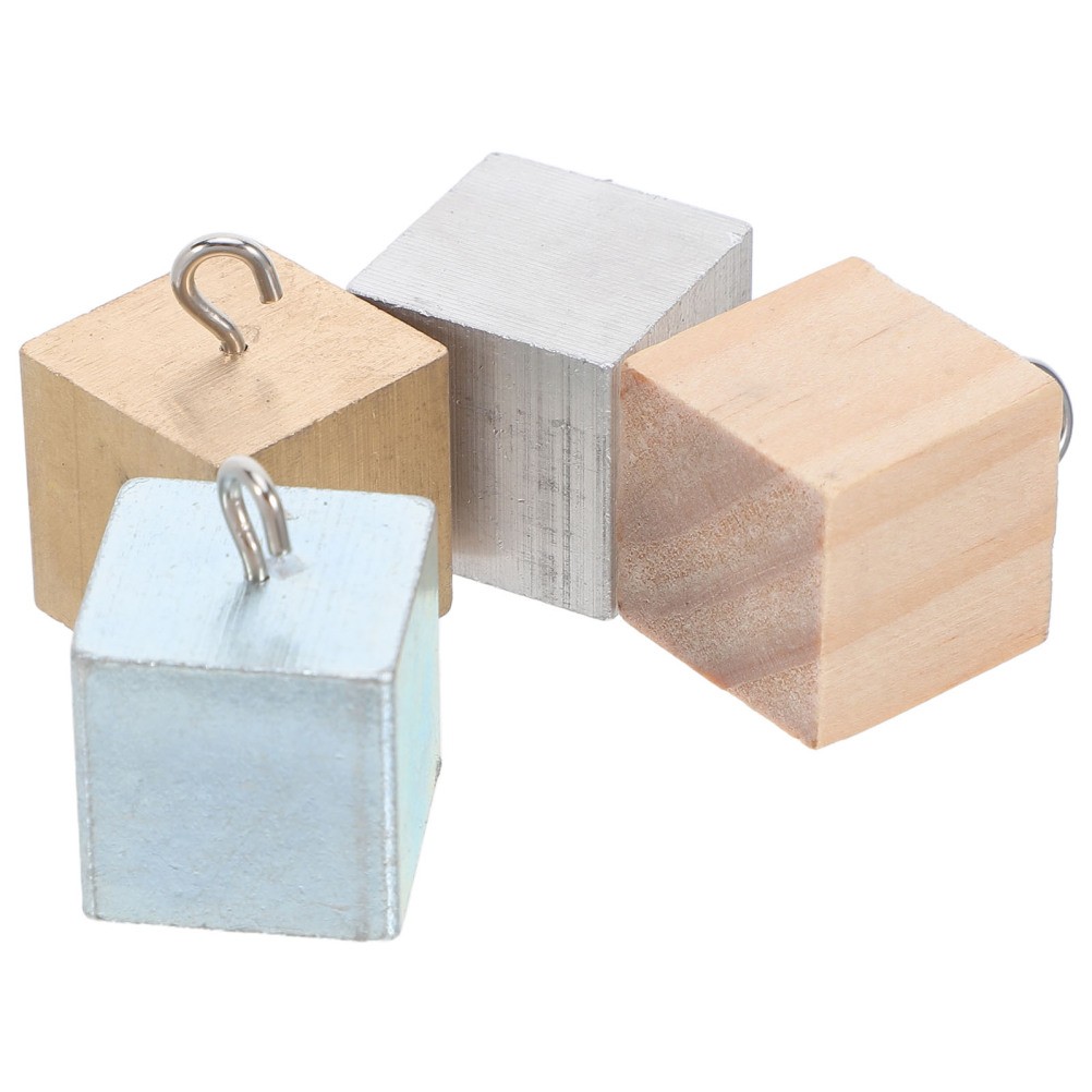 4 Pcs Teaching Density for Science Wood Classroom