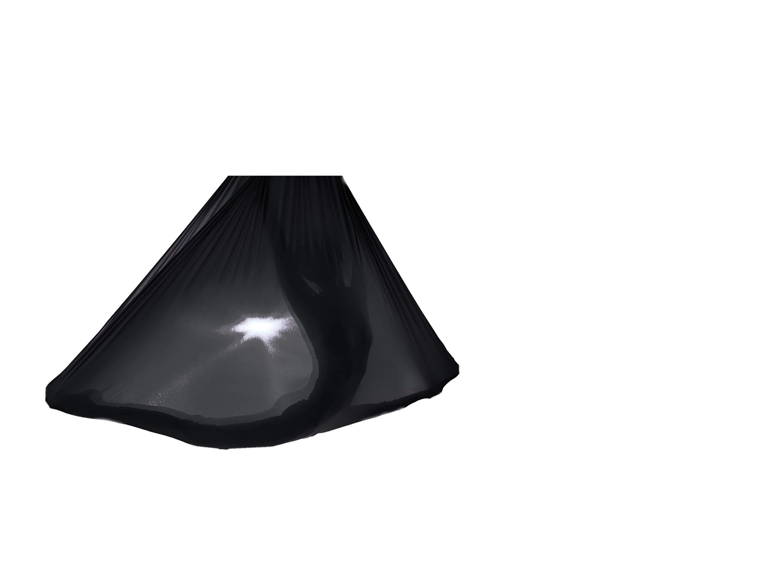Aum Active Yoga Fabric Aerial Hammock 4.5 Yards (Black)